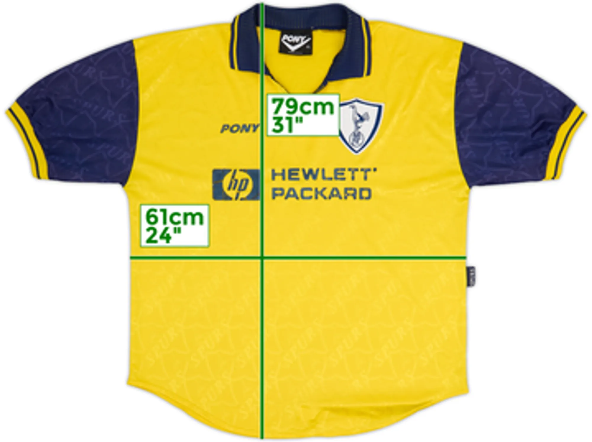 1995-97 Tottenham Third Shirt - 5/10 - (XL)