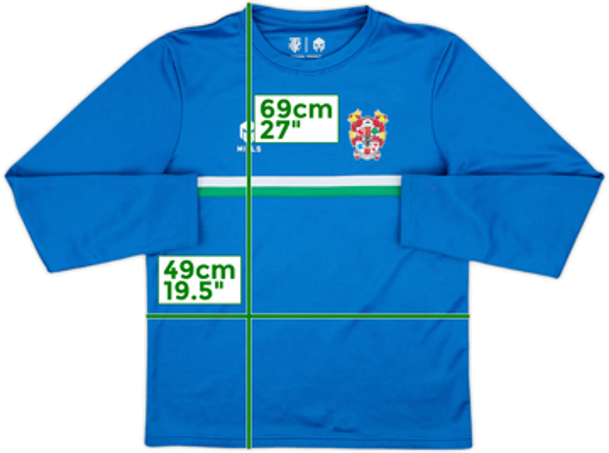 2022-23 Tranmere Rovers Mills Sweat Top - 7/10 - (S)