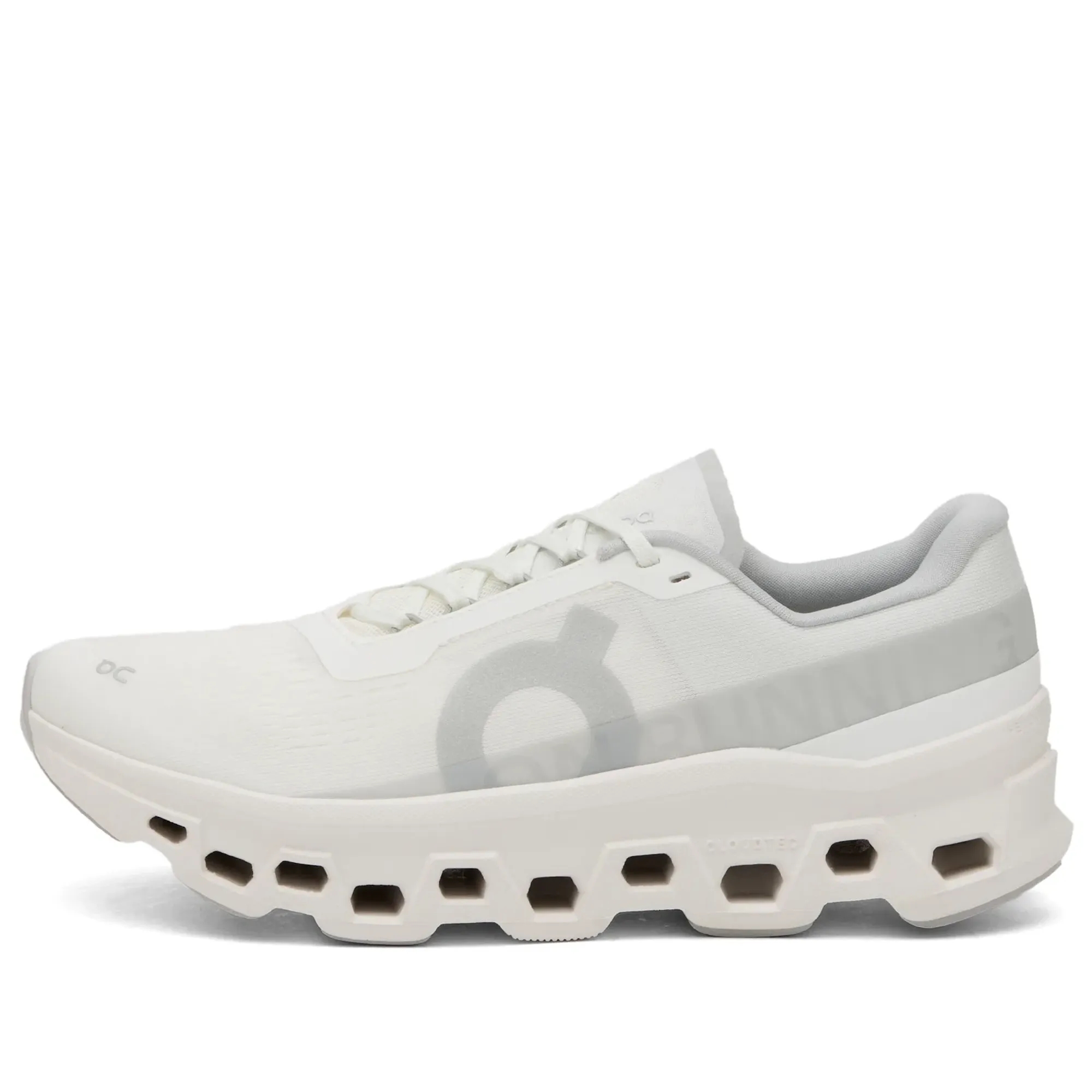 ON Women's CloudmON Women'sster 1 Sneaker White/White