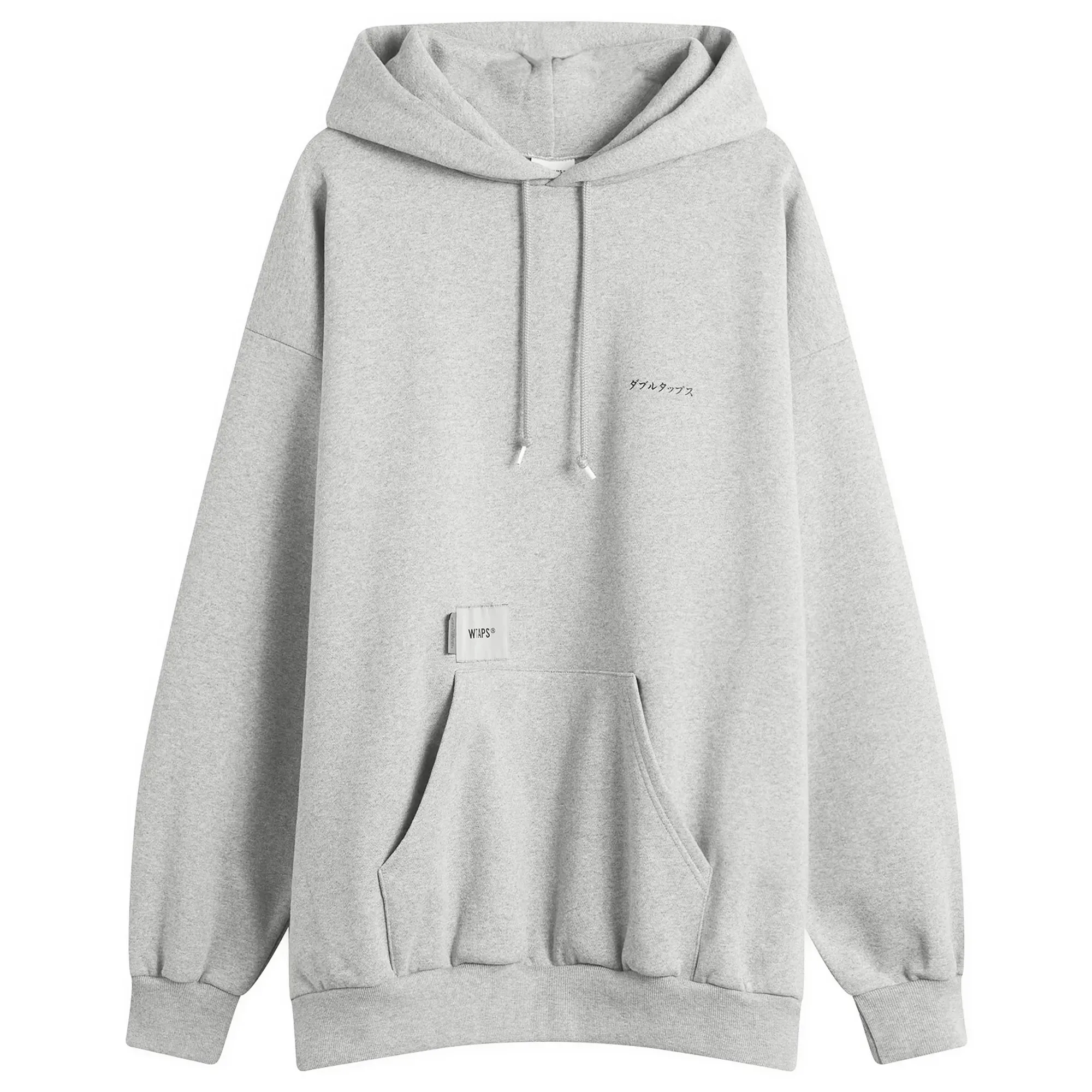 WTAPS Men's MON Logo Hoodie Ash Gray