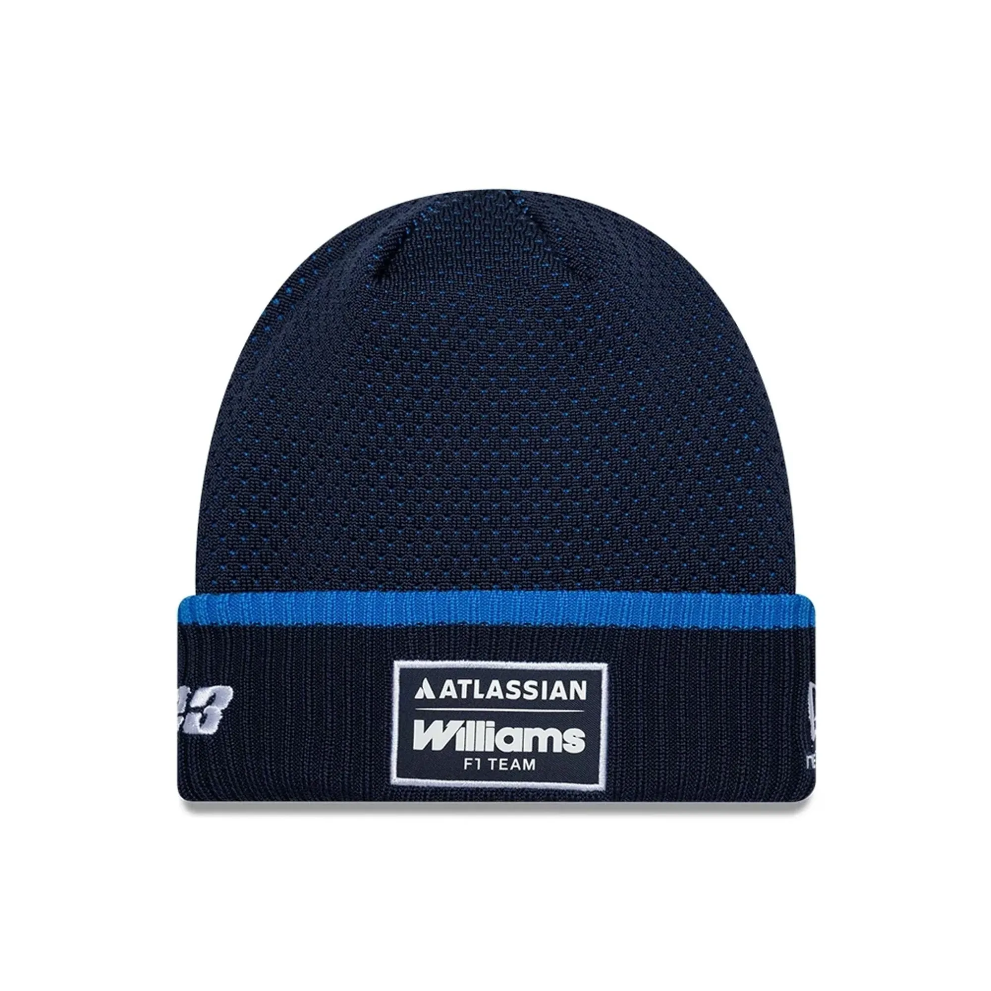 Williams Alex Albon Navy Cuff Knit Beanie Hat New Era Cap adult unisex