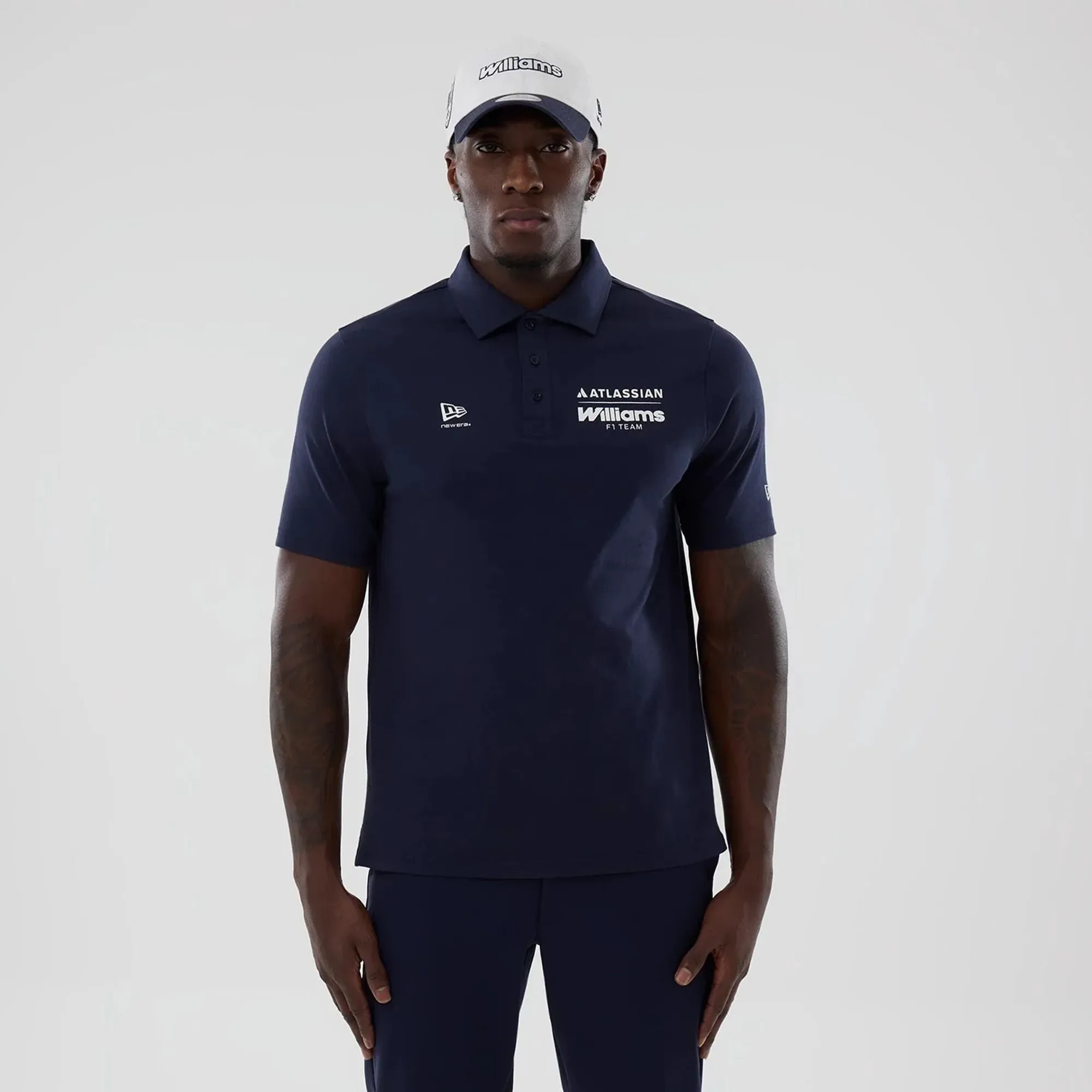 Williams Navy Polo T-Shirt New Era Cap adult unisex
