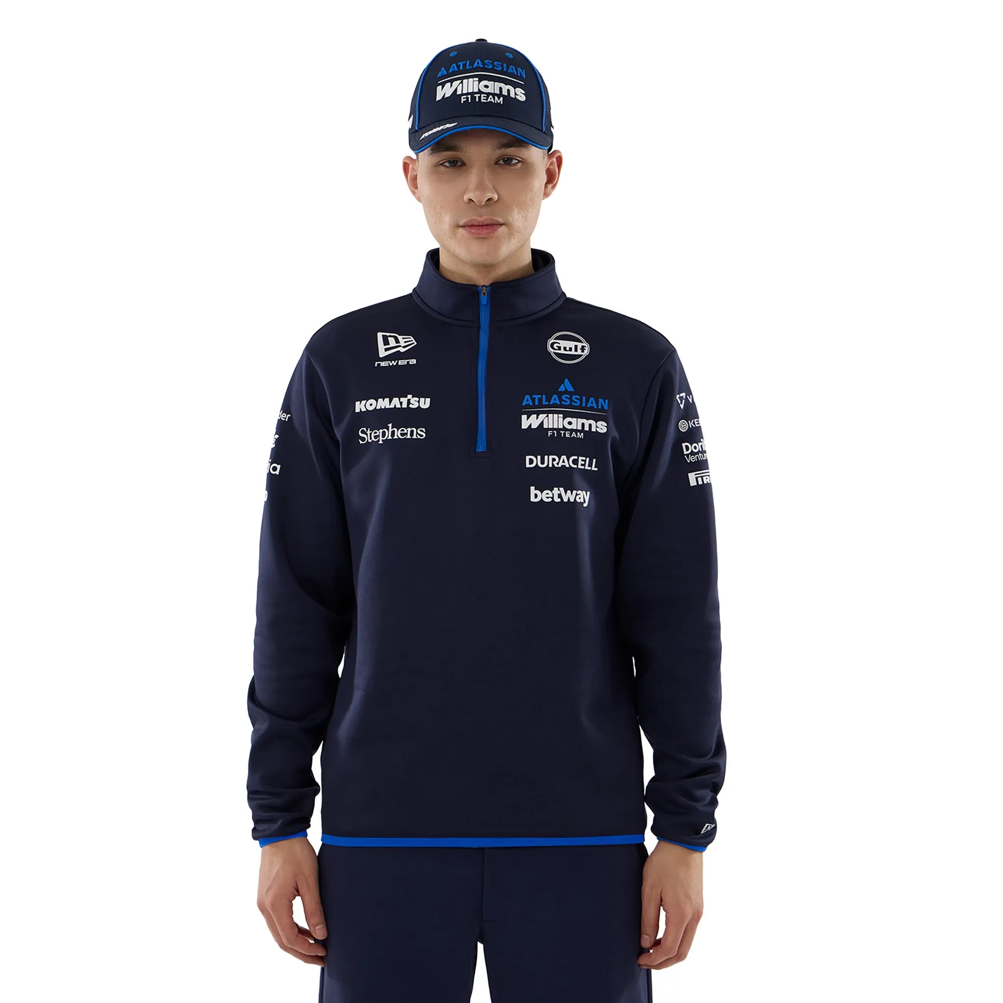 New Era Cap Williams Racing New Era Team 1/4 Zip Midlayer