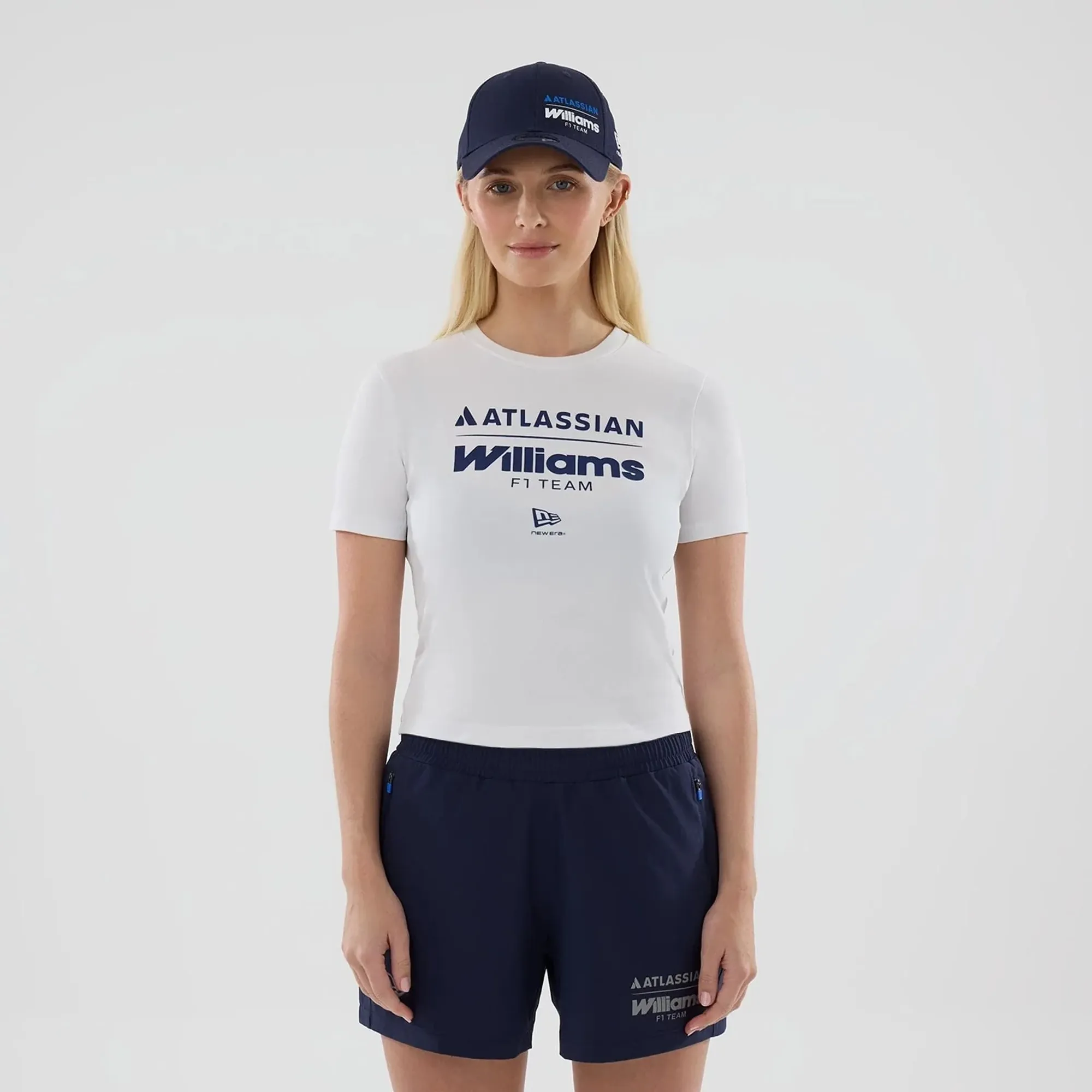 Williams Womens White T-Shirt New Era Cap adult female