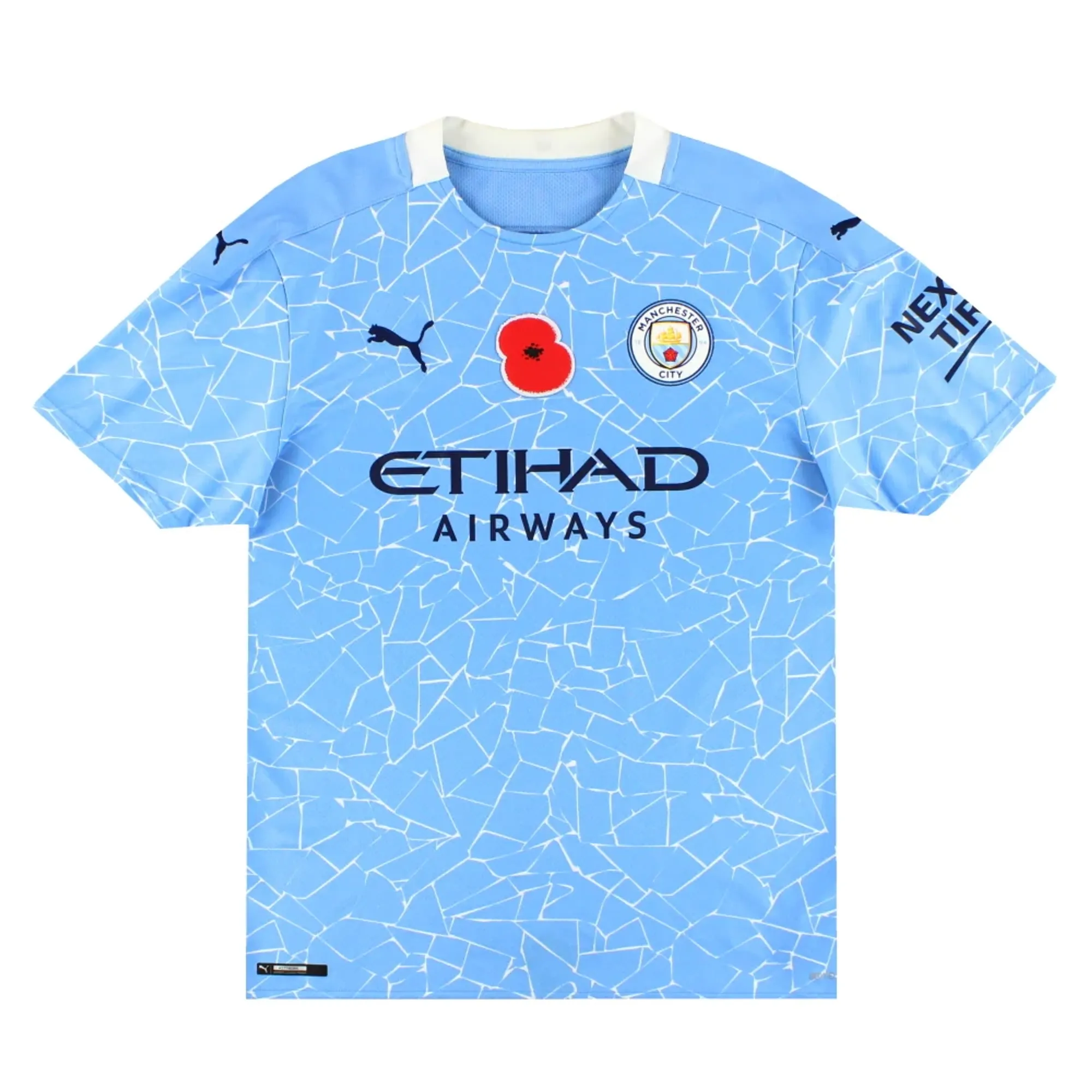 2020-21 Manchester City Puma Home Shirt *Mint* L - Manchester City / Excellent 