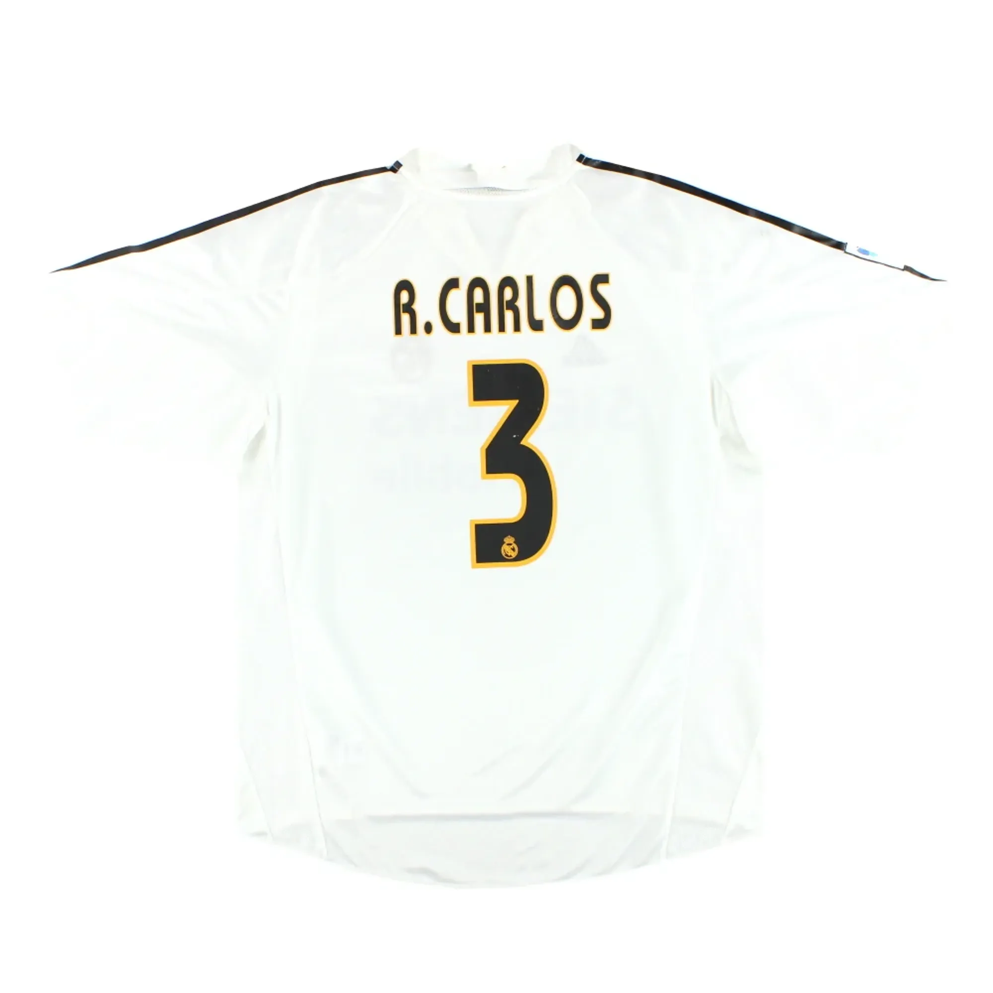 2004-05 Real Madrid adidas Home Shirt R.Carlos #3 *w/tags* XL - Real Madrid / w/tags 