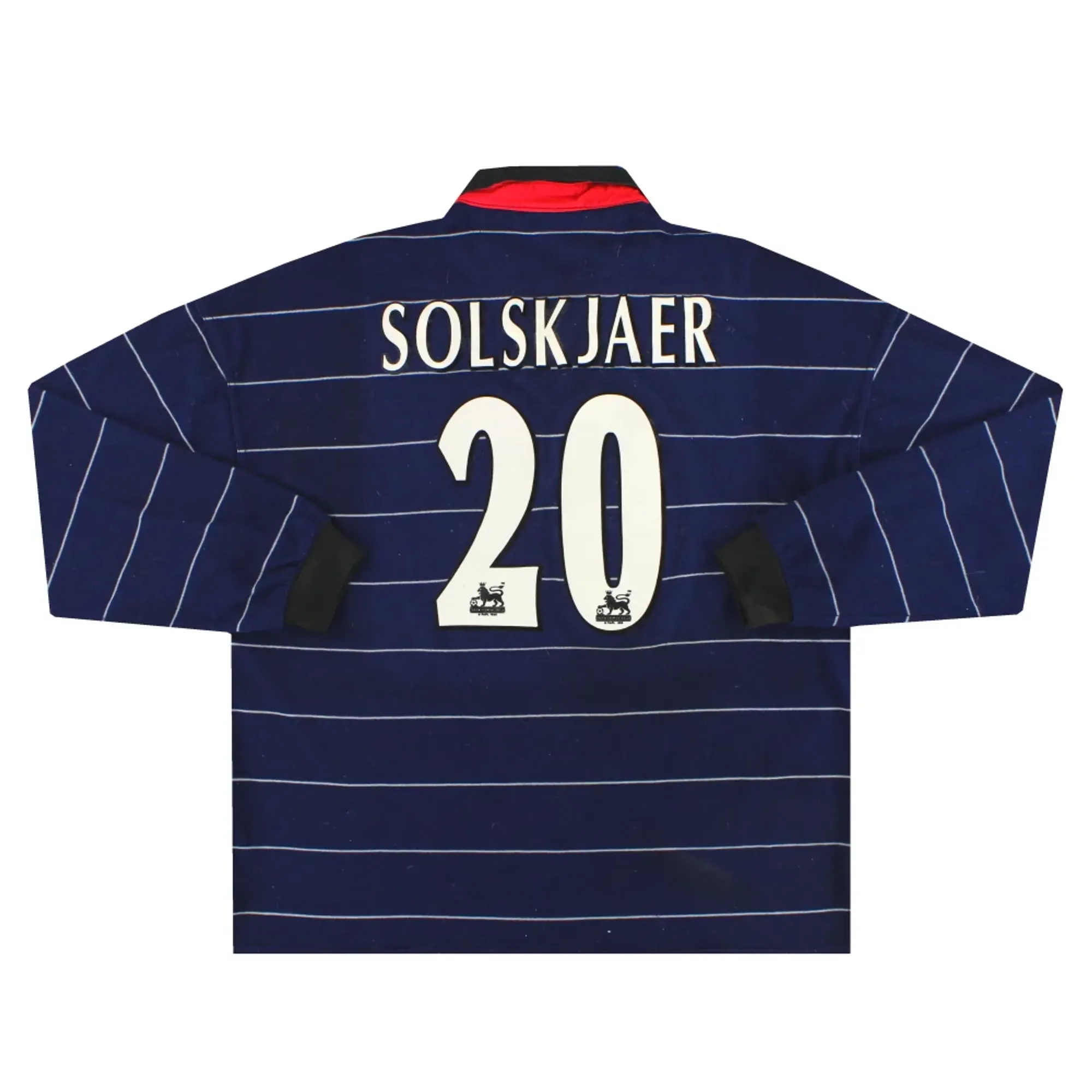 1999-00 Manchester United Umbro Away Shirt Solskjaer #20 L/S XXL - Manchester United / Excellent 