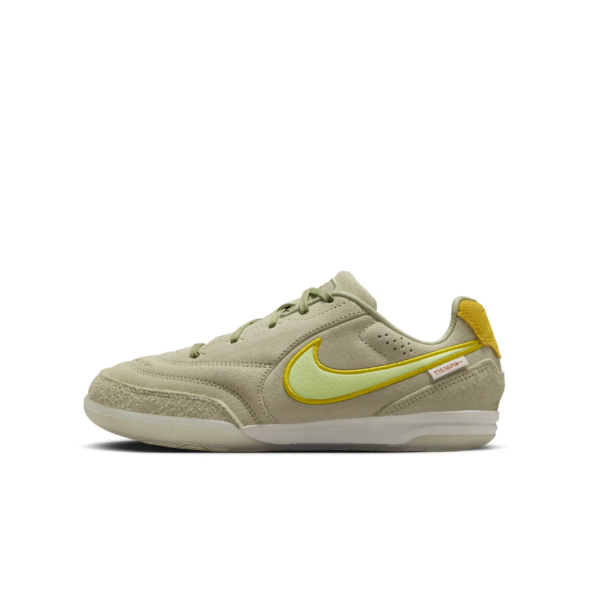 Nike Jr. Tiempo Streetgato LE Indoor/Court Low-Top Football Shoes - Green