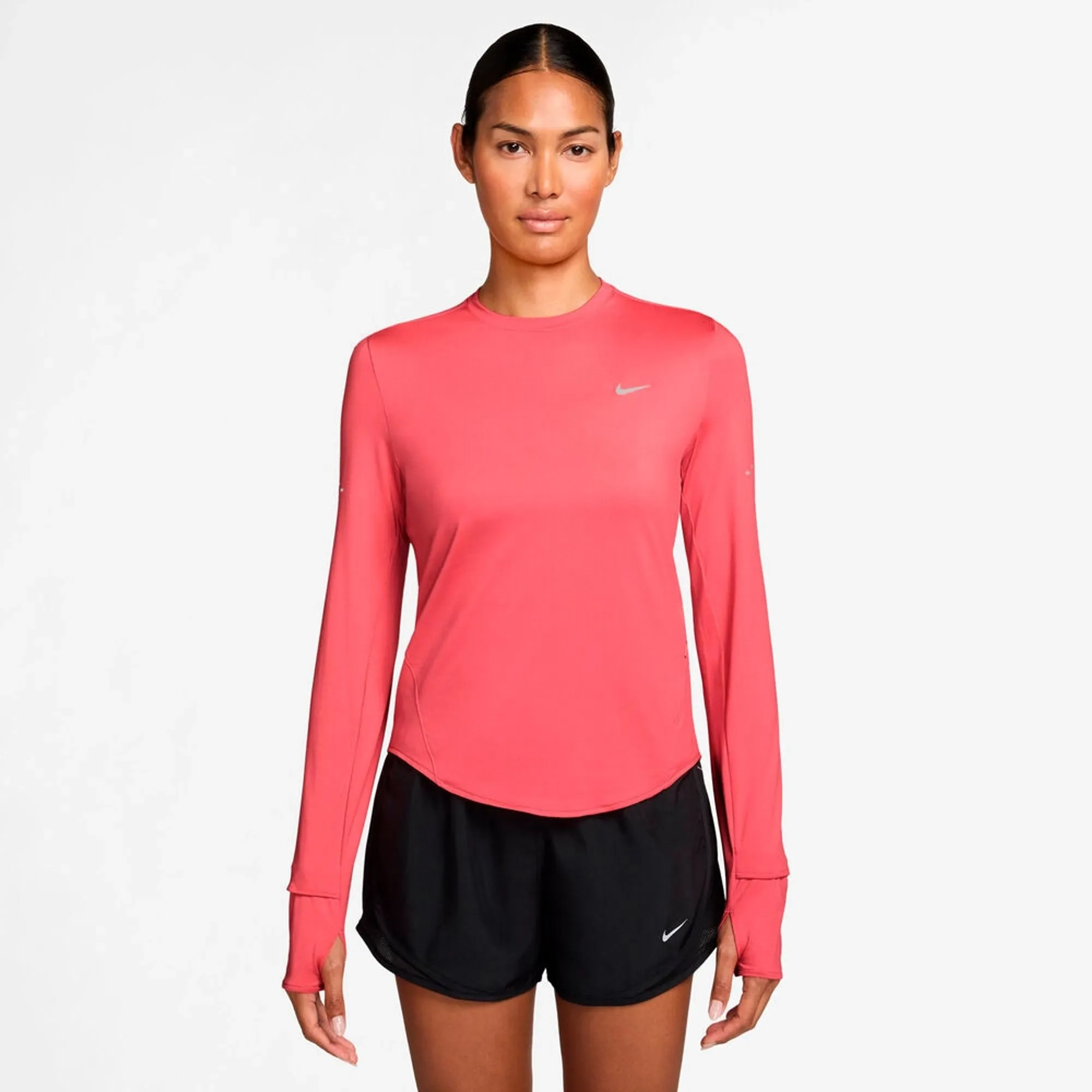 Nike Swift Running shirt Women - coral, silver