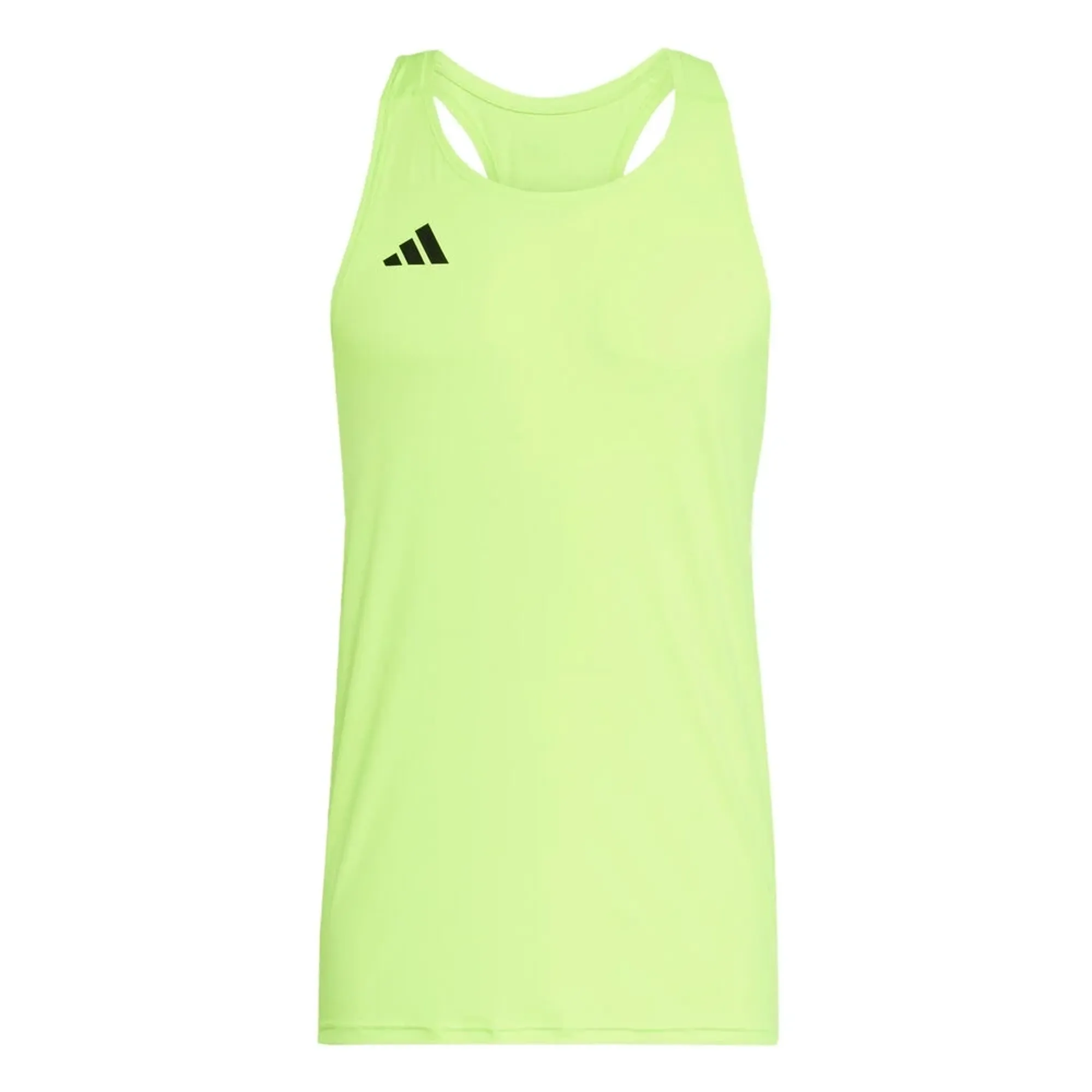 adidas adizero Essential Running shirt Men-neon yellow