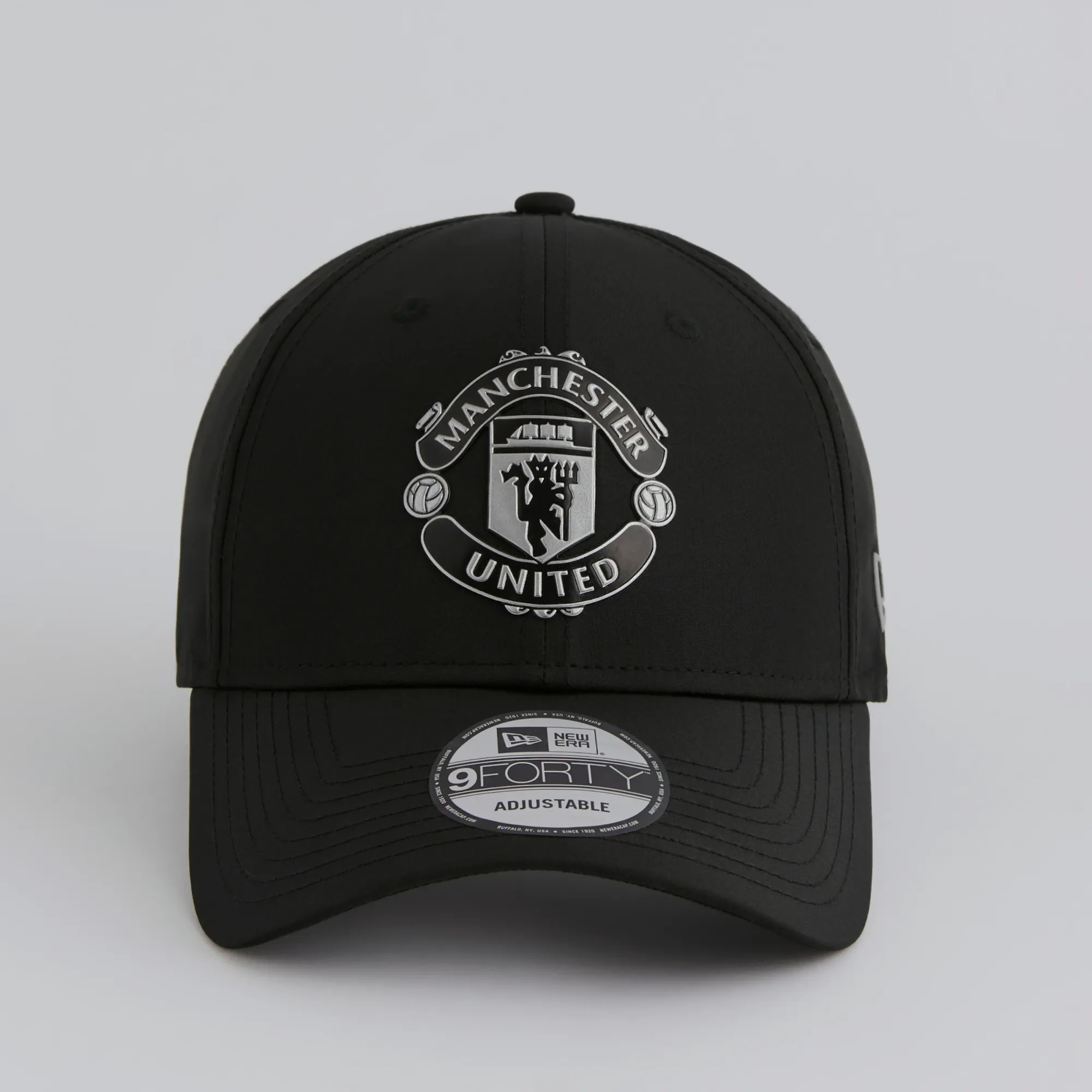 Manchester United x New Era Reflective Crest 9Forty Cap Black