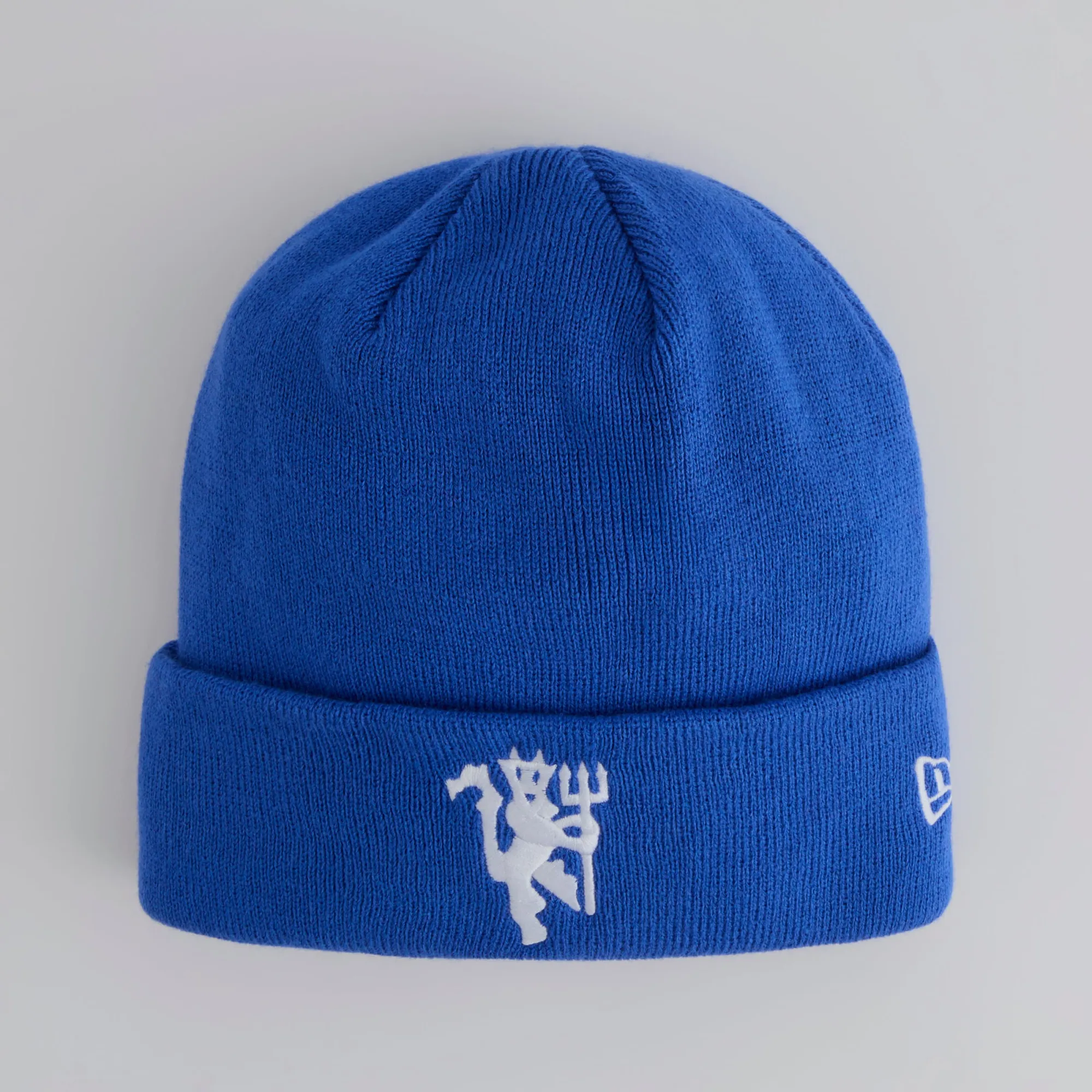 Manchester United x New Era Devil Cuff Beanie Blue