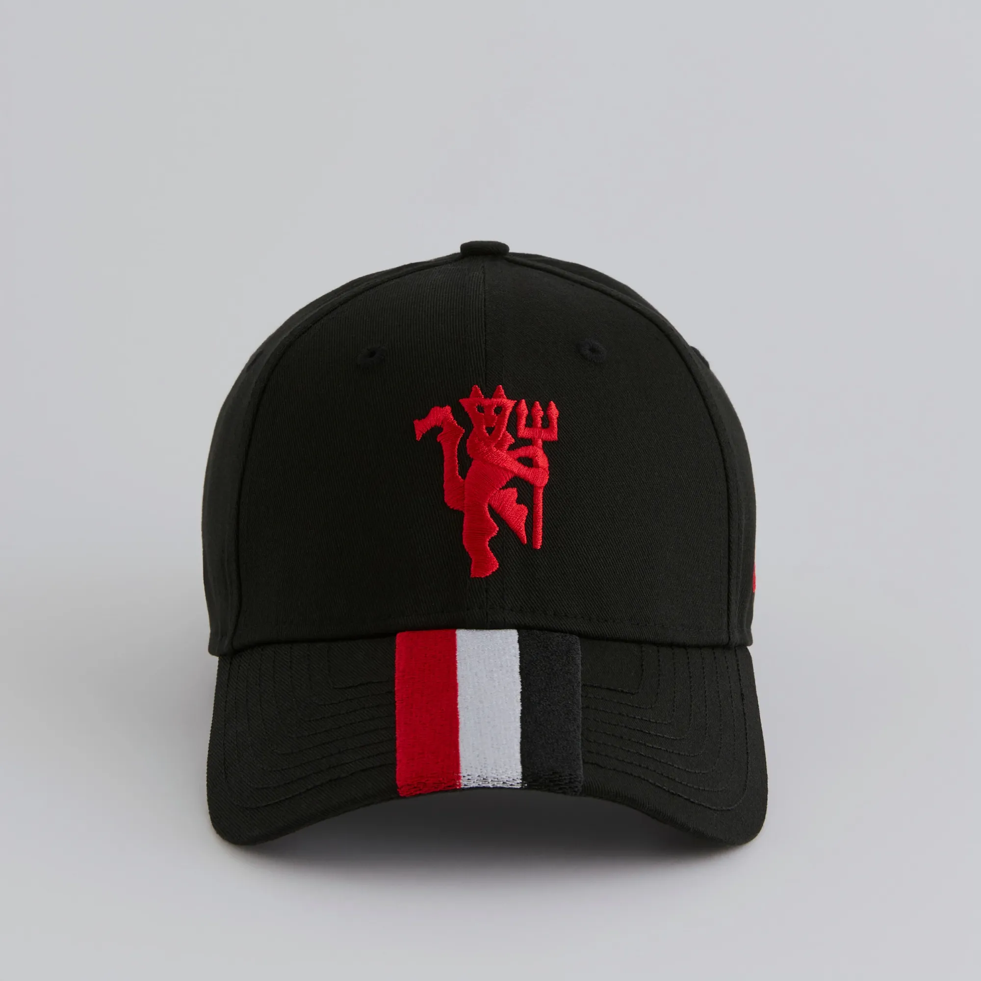Manchester United x New Era Fan Flag Visor 9 Forty Cap Black