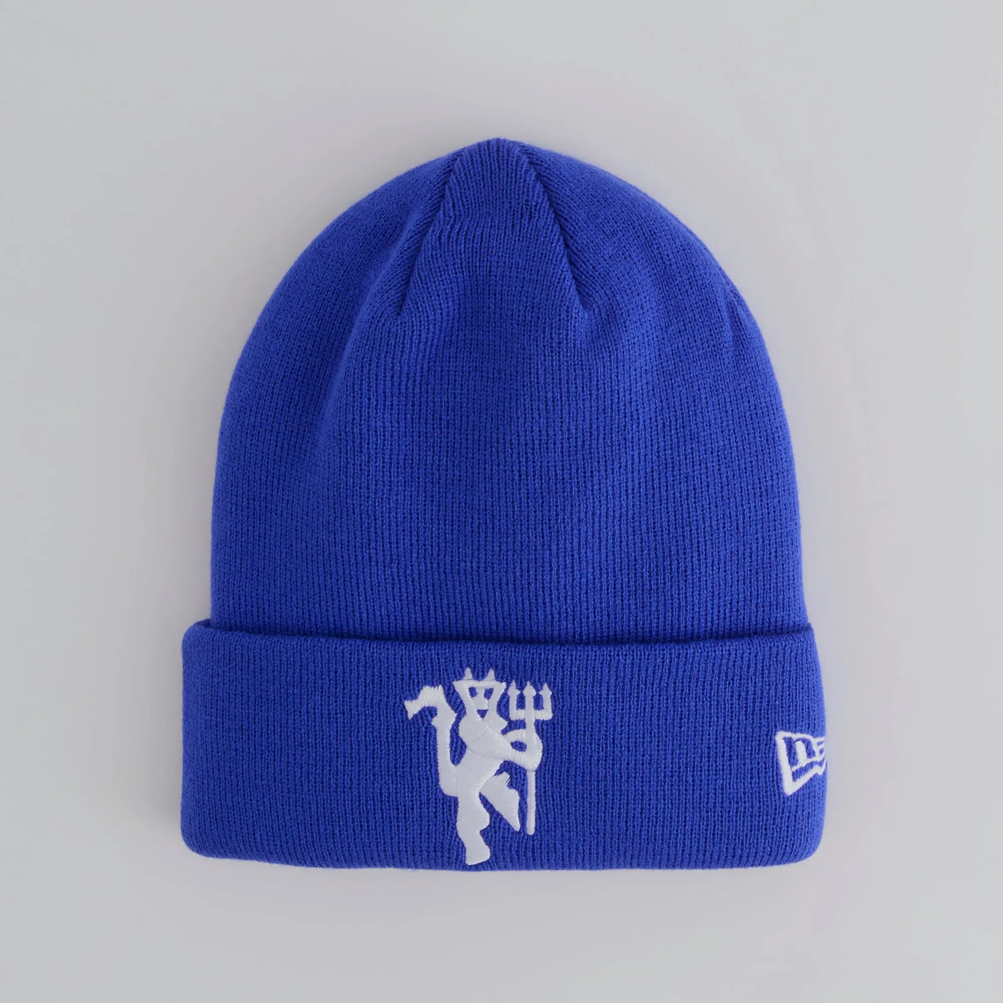 Manchester United x New Era Kids Devil Beanie Blue