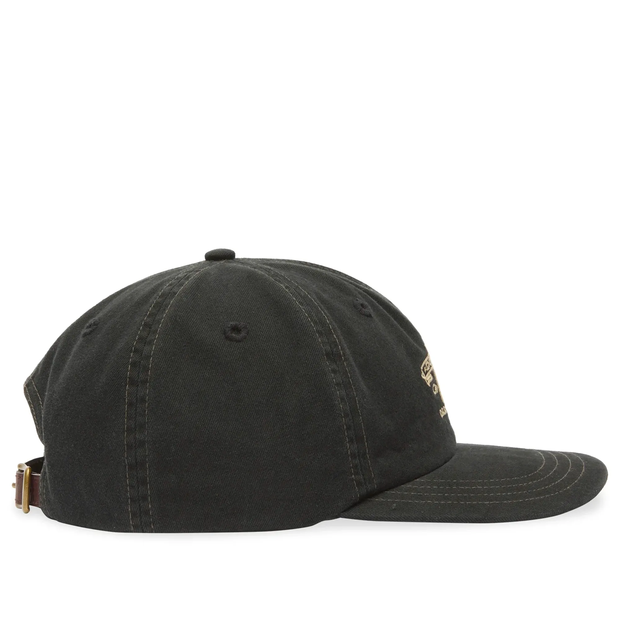 RRL Men's Ranch Logo Sportsman Cap Black | 782933675001 | FOOTY.COM