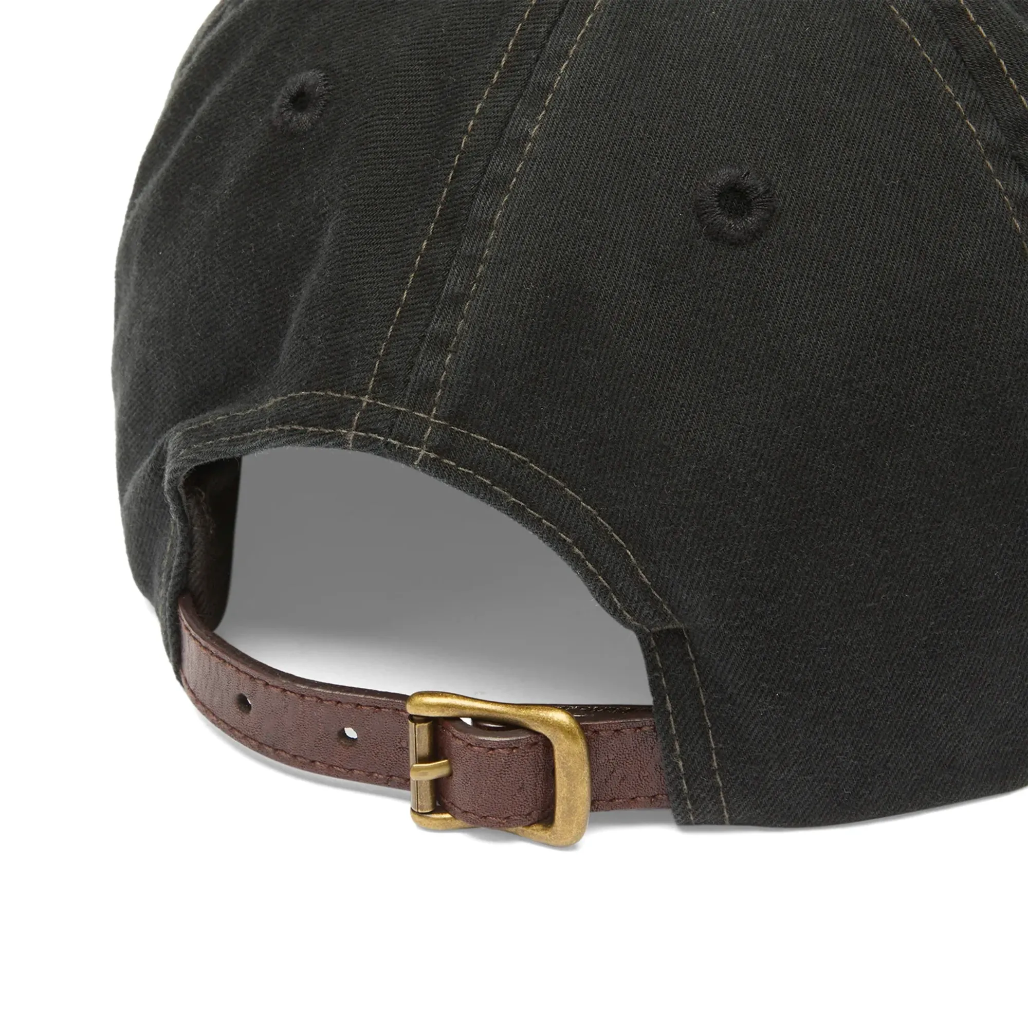 RRL Men's Ranch Logo Sportsman Cap Black | 782933675001 | FOOTY.COM