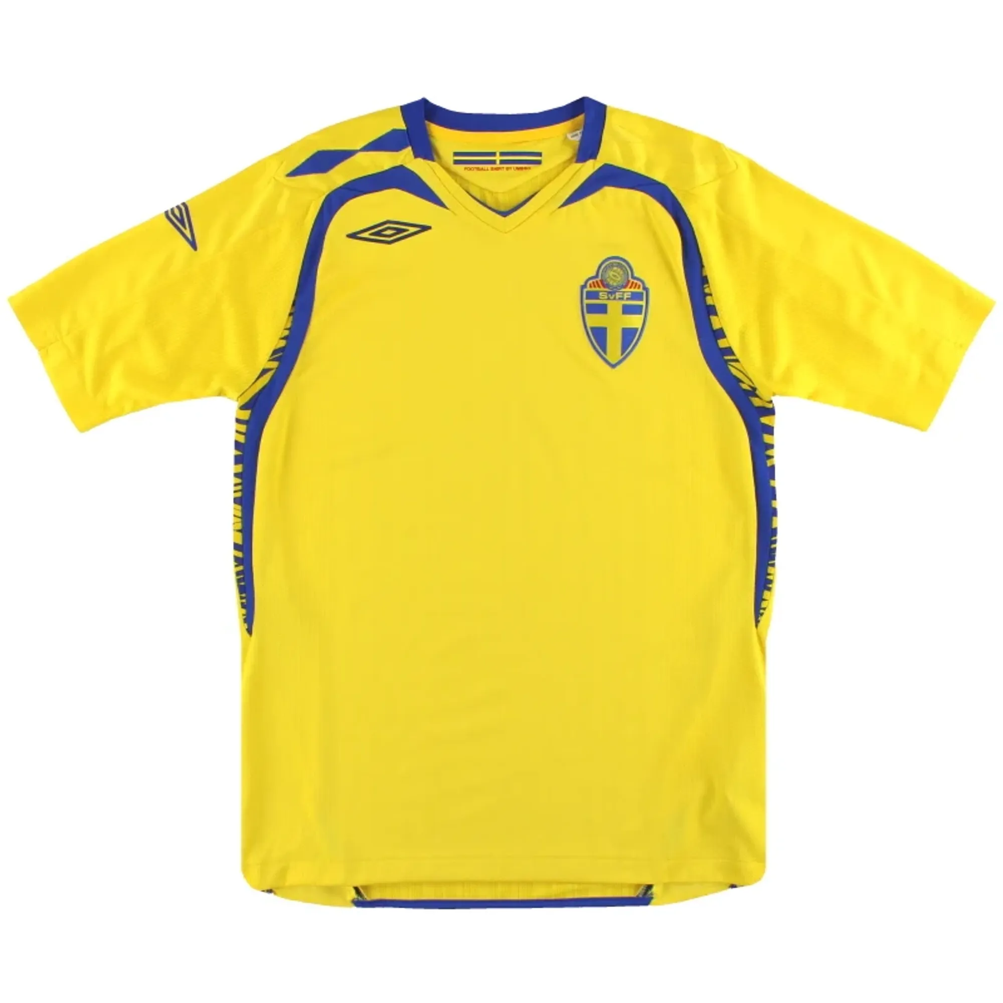 2007-09 Sweden Umbro Home Shirt M - Sweden / Excellent 