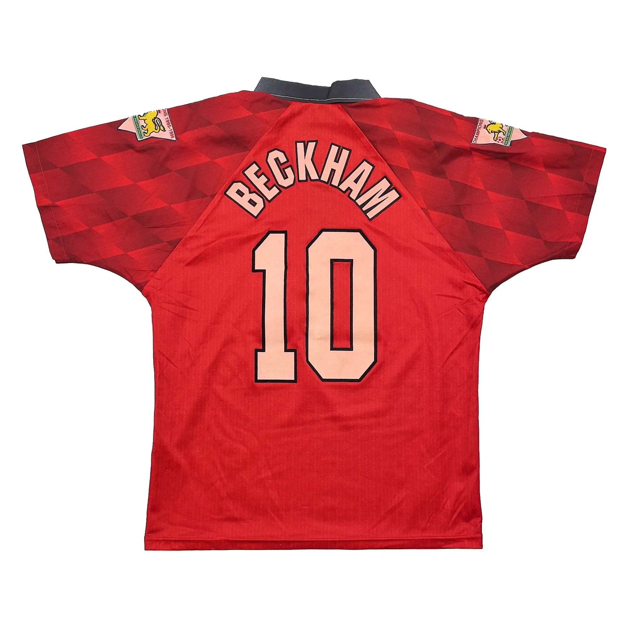 1996/98 Manchester United Beckham #10 Home Shirt (Y) Umbro