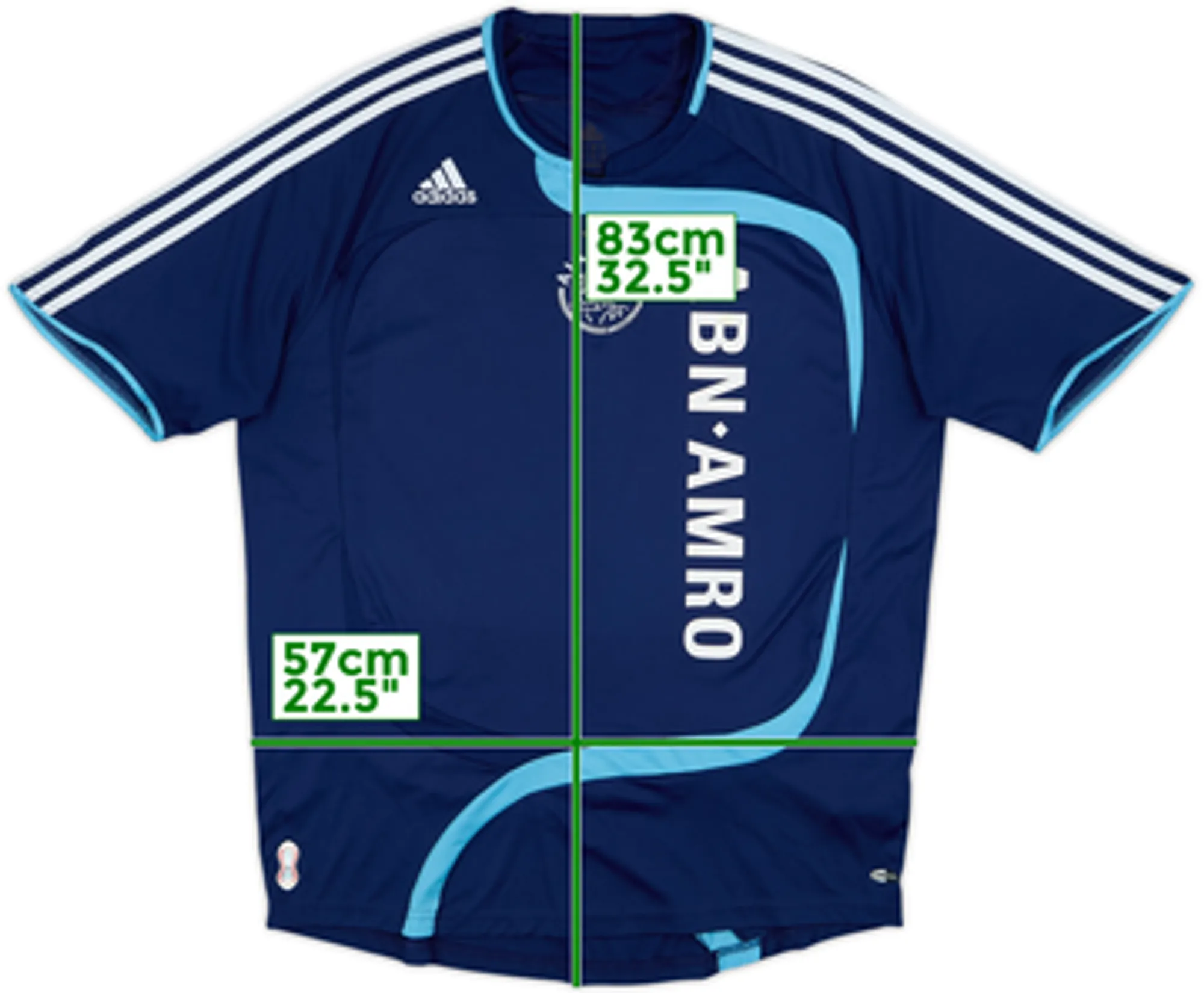 2007-08 Ajax Away Shirt Stam #3 - 6/10 - (XL)