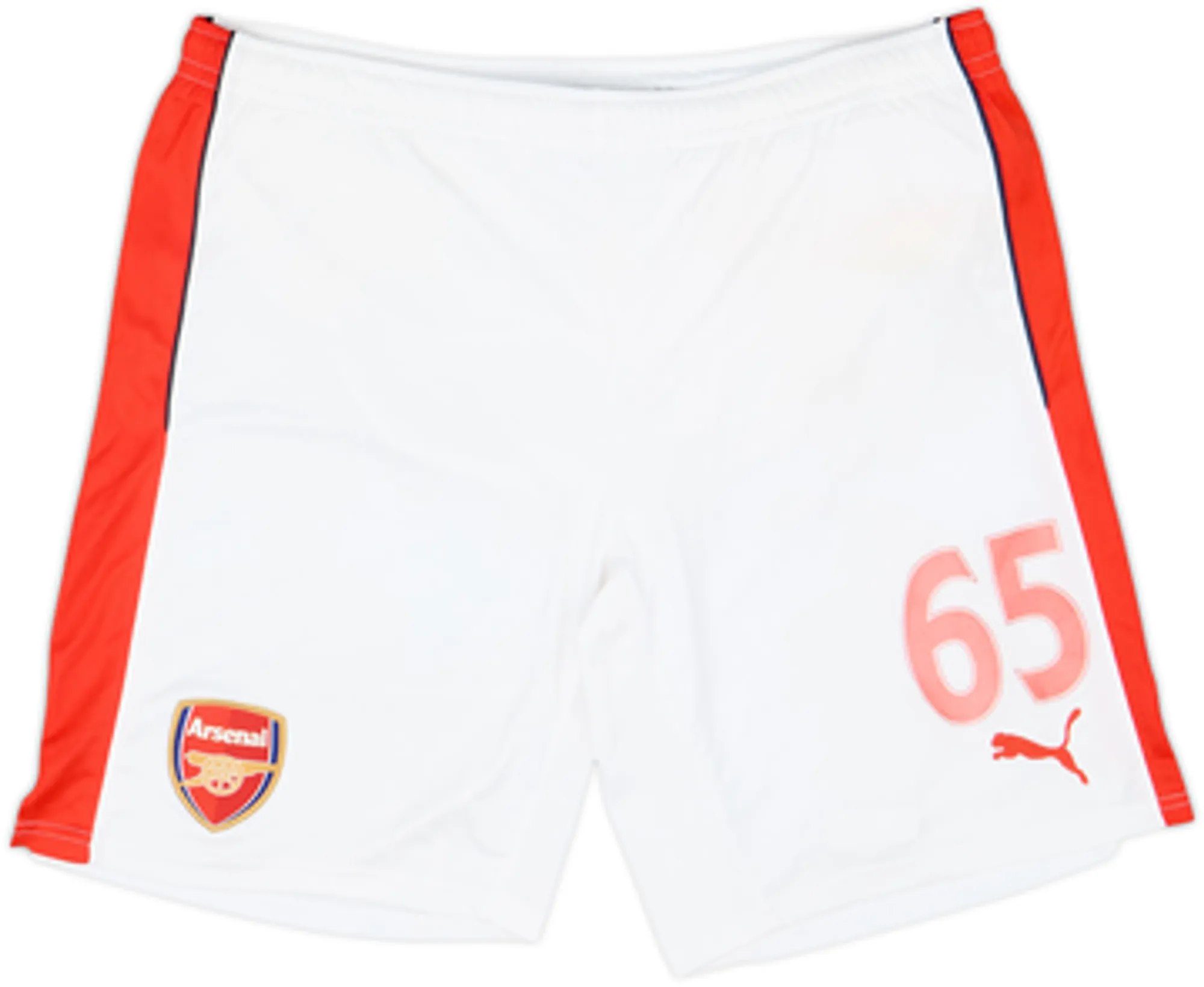 2016-17 Arsenal Home Shorts #65 - 5/10 - (M)