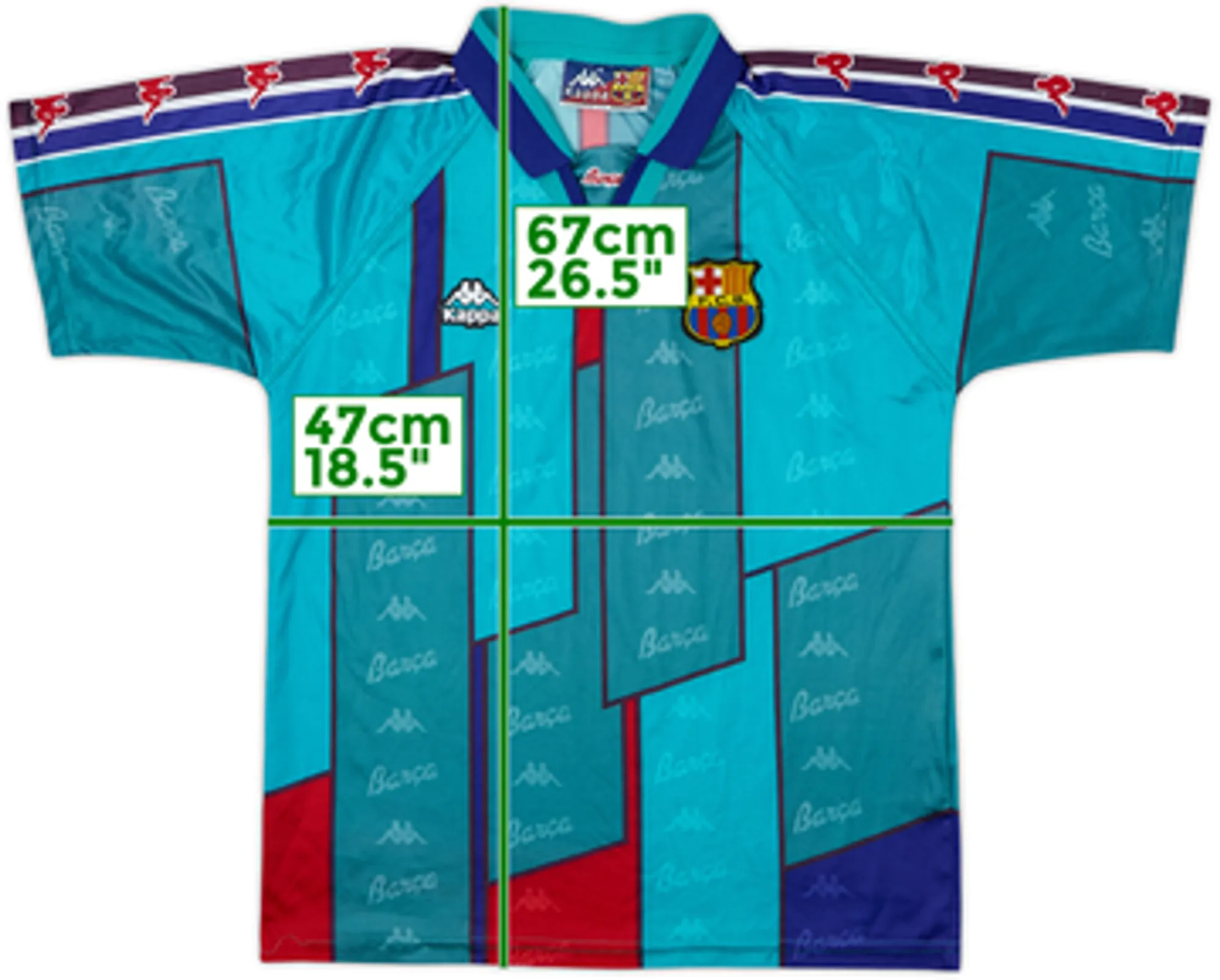 1995-97 Barcelona Away Shirt - 5/10 - (S)
