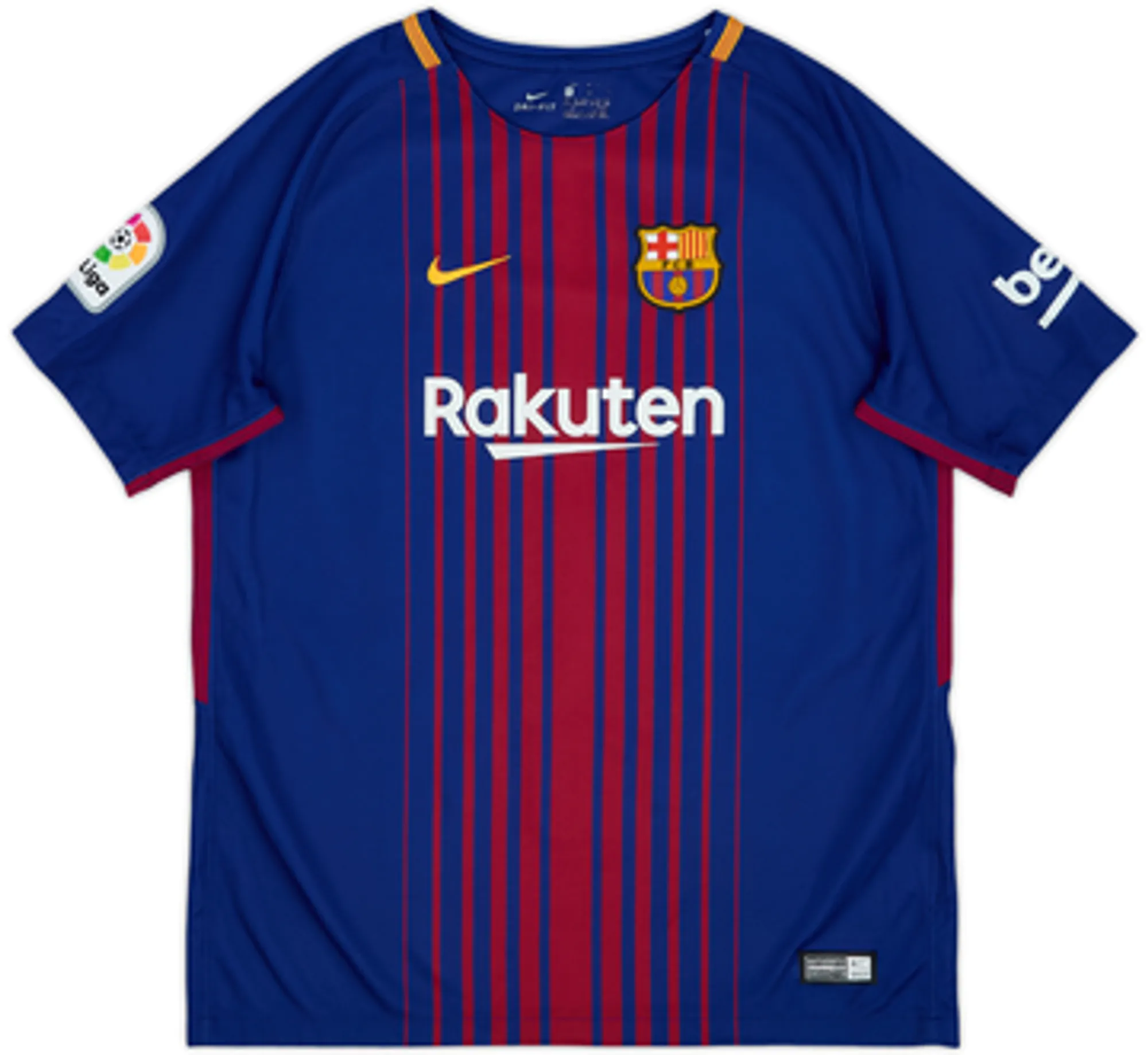 2017-18 Barcelona Home Shirt Messi #10 - 9/10 - (M)
