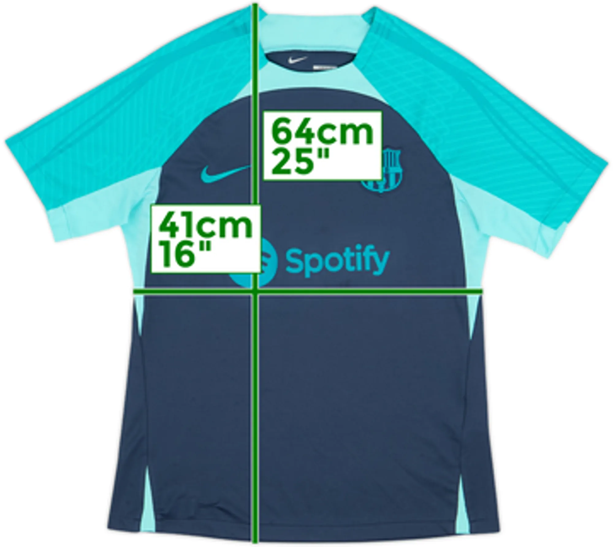 2023-24 Barcelona Nike Training Shirt - 8/10 - (L)