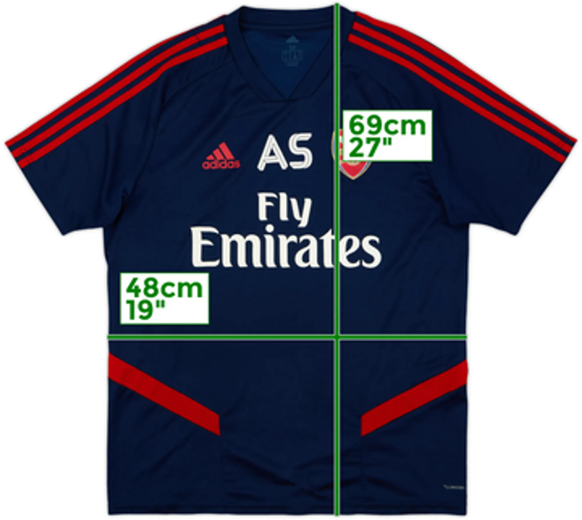 2019-20 Arsenal Staff Issue adidas Training Shirt AS - 8/10 - (M)