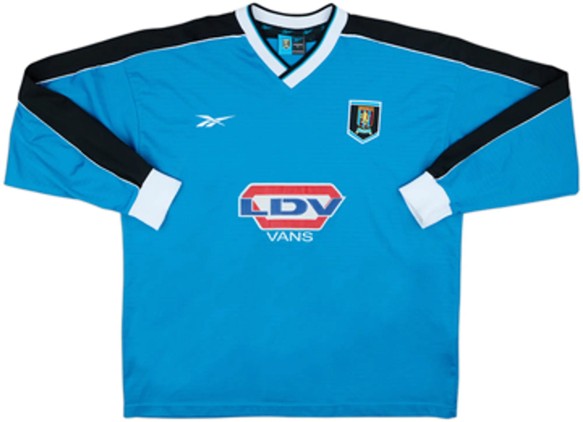 1998-99 Aston Villa Away L/S Shirt Yorke #10 - 8/10 - (XL)