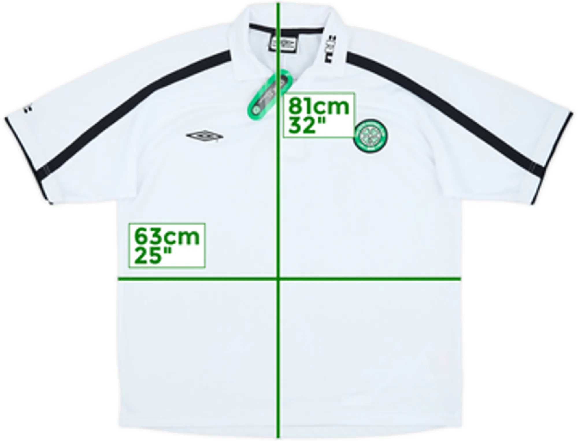 2001-02 Celtic Umbro Polo Shirt (XL)
