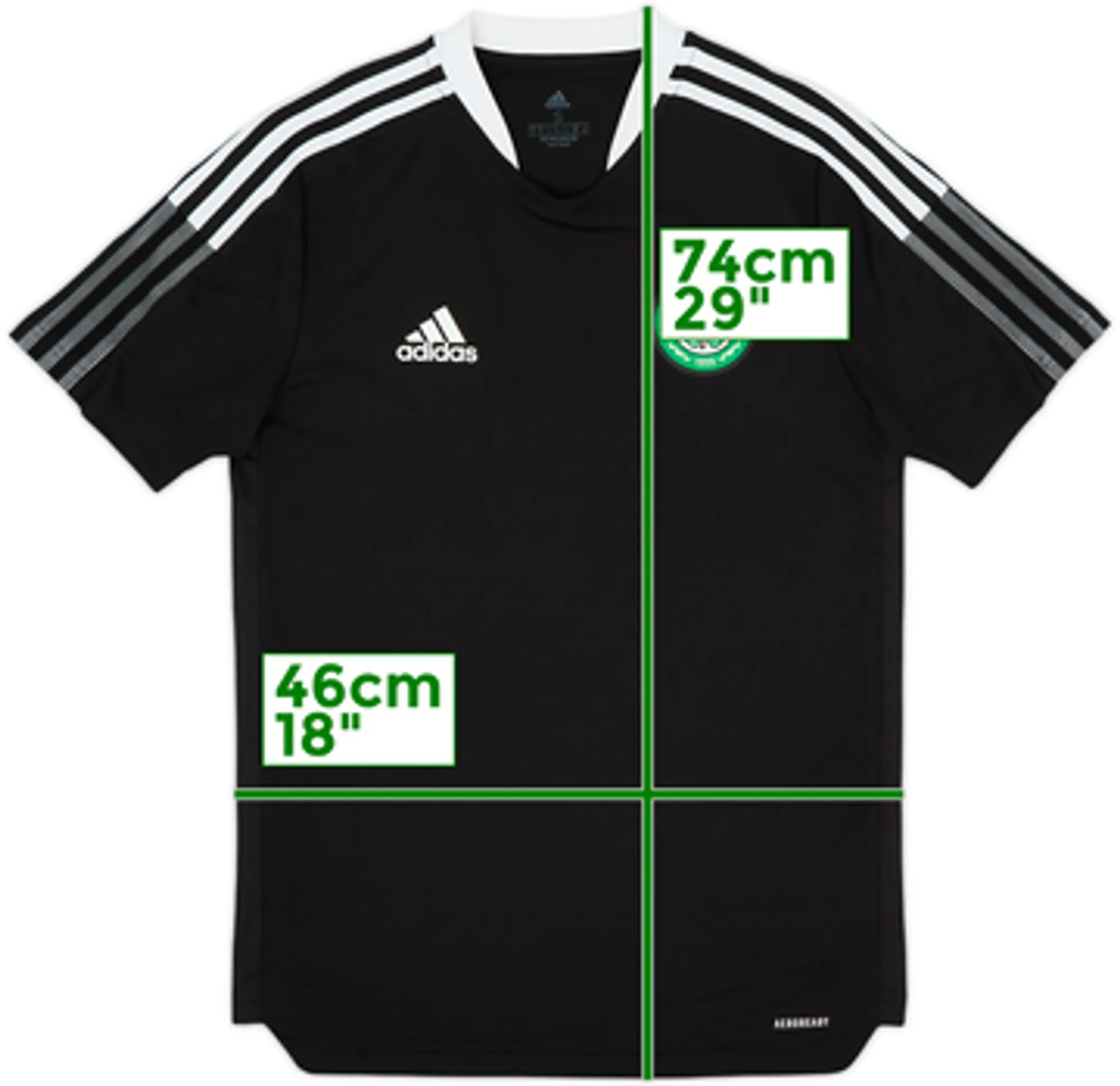 2021-22 Celtic adidas Training Shirt - 10/10 - (S)
