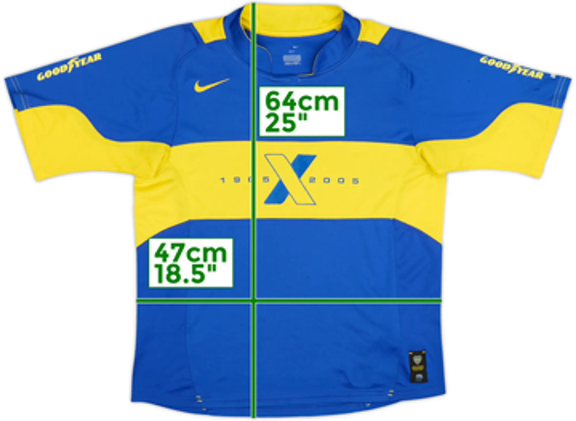 2000-01 Boca Juniors Home Shirt - 7/10 - (XL.Boys)