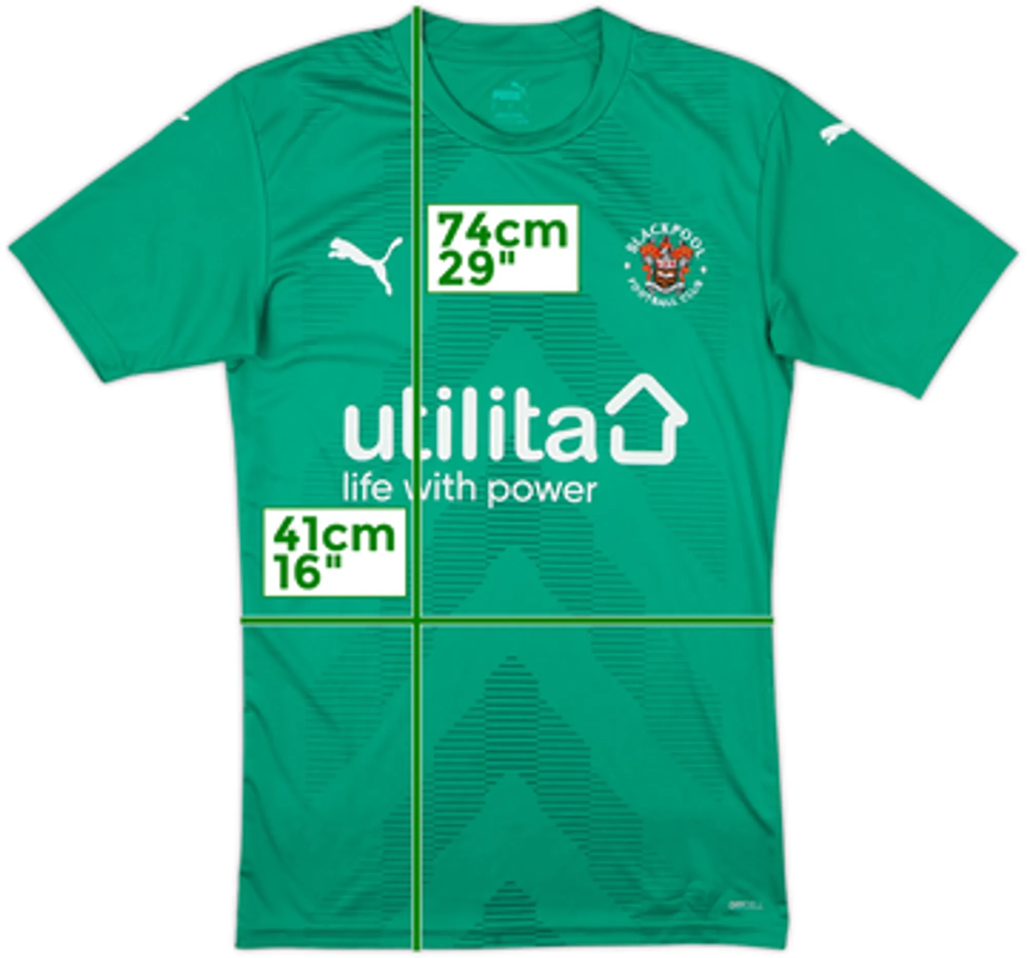 2022-23 Blackpool GK S/S Shirt - 10/10 - (S)