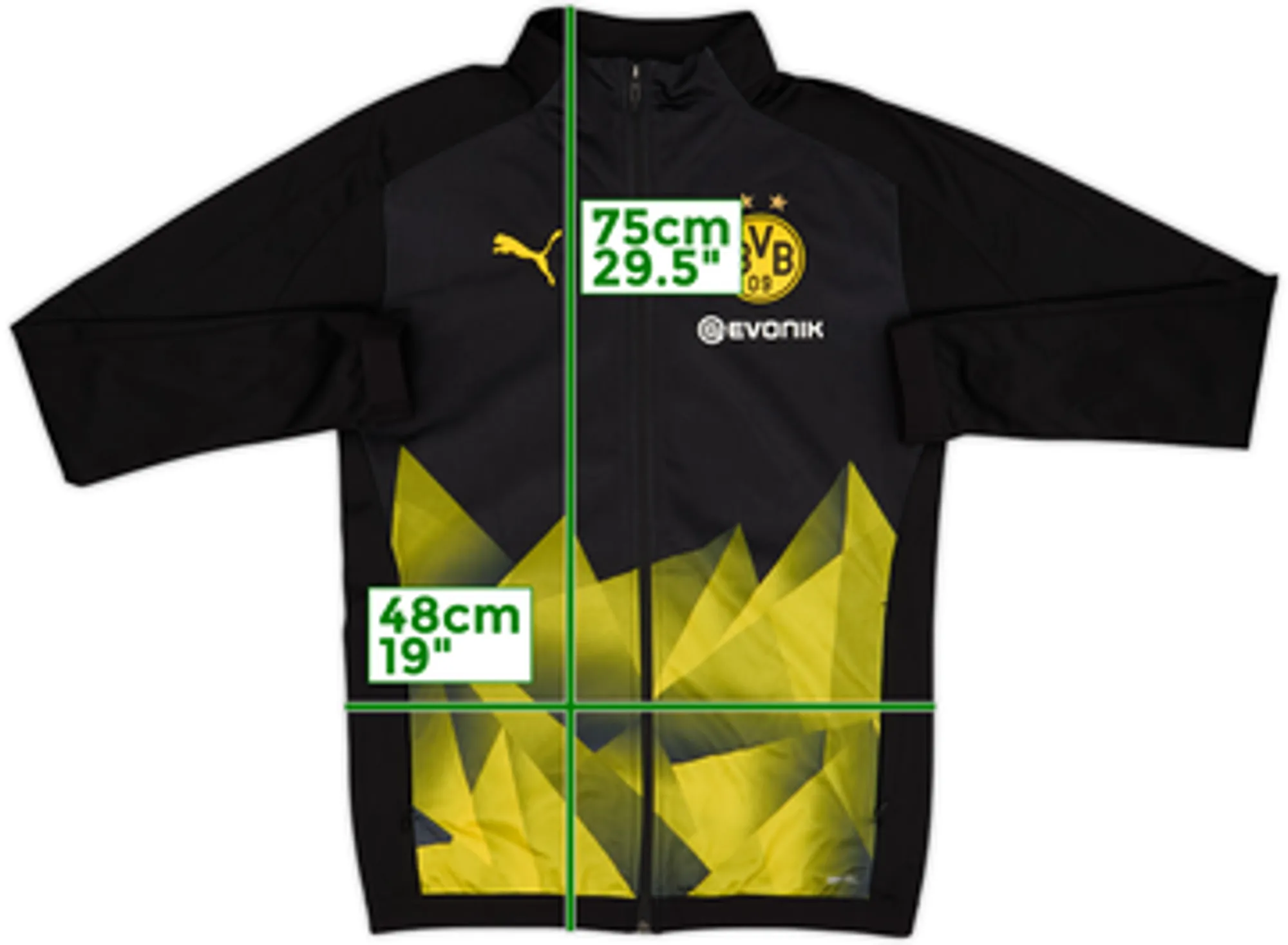 2019-20 Borussia Dortmund Puma Track Jacket - 8/10 - (S)