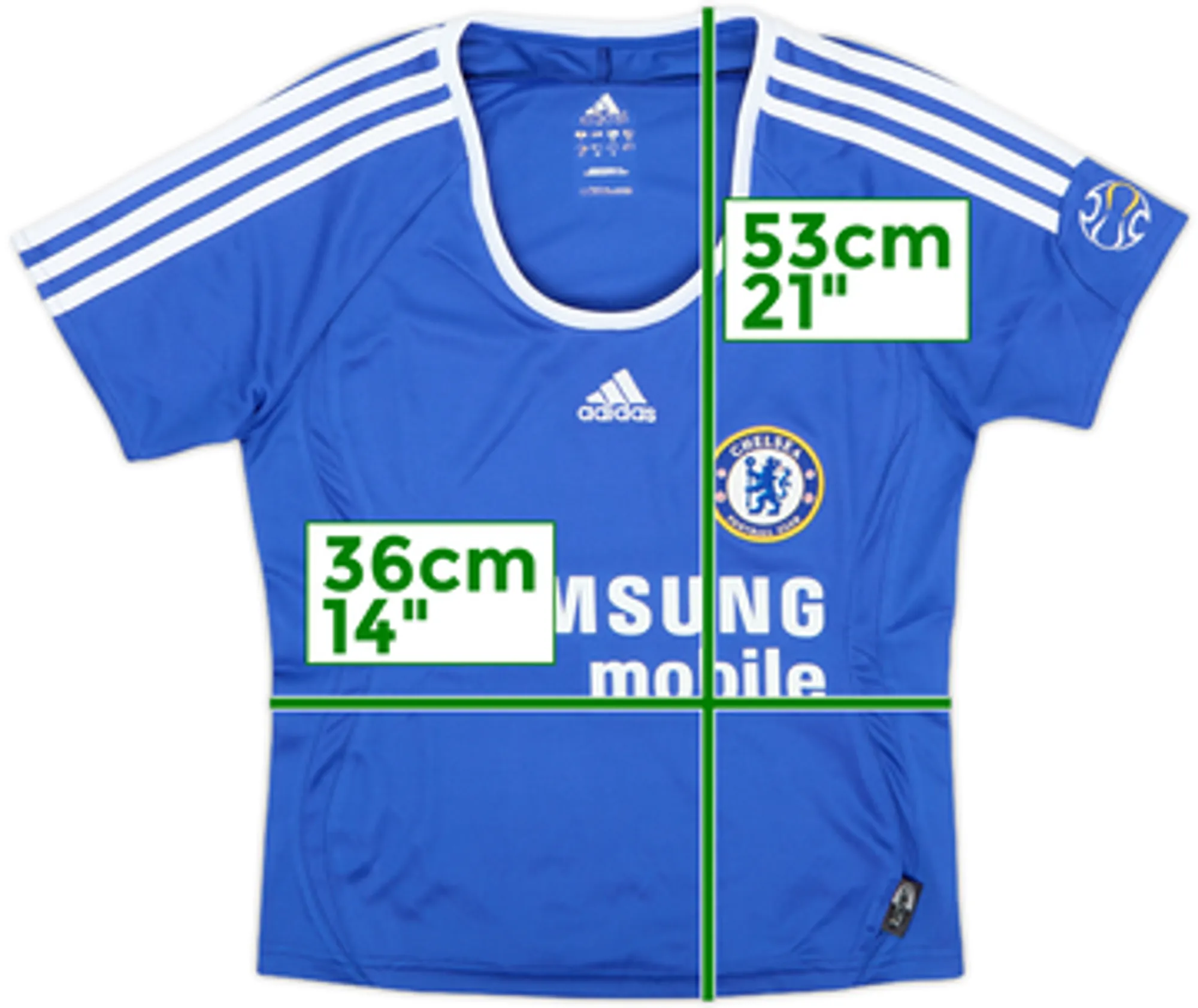 2006-08 Chelsea Home Shirt - 8/10 - (Women's L)