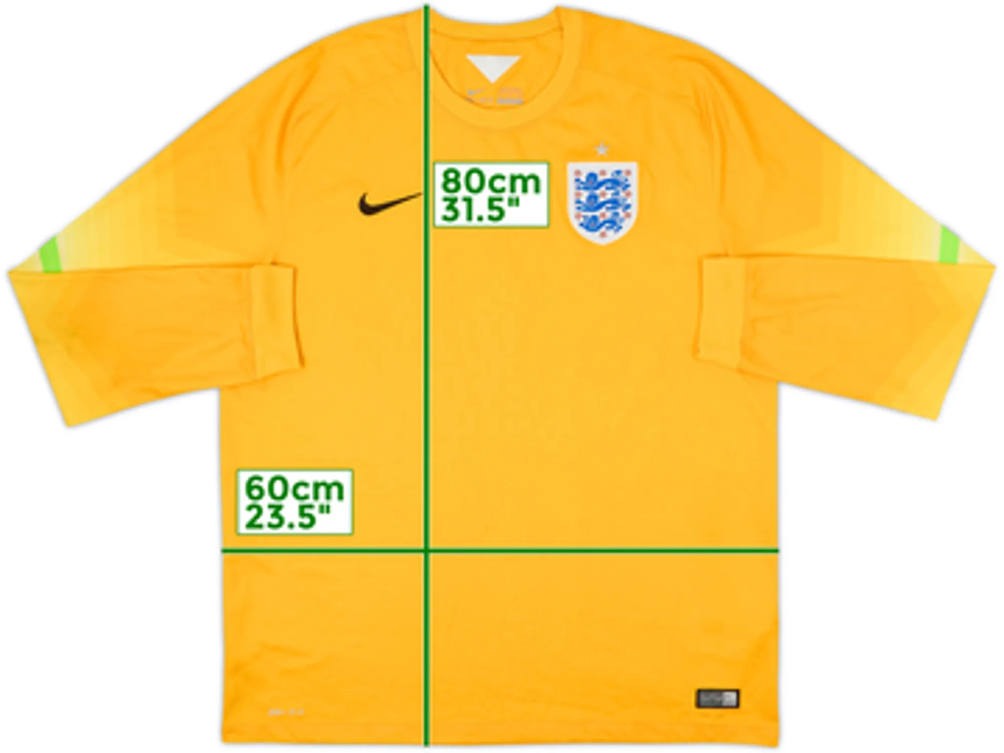 2014-15 England GK Shirt - 9/10 - (XL)