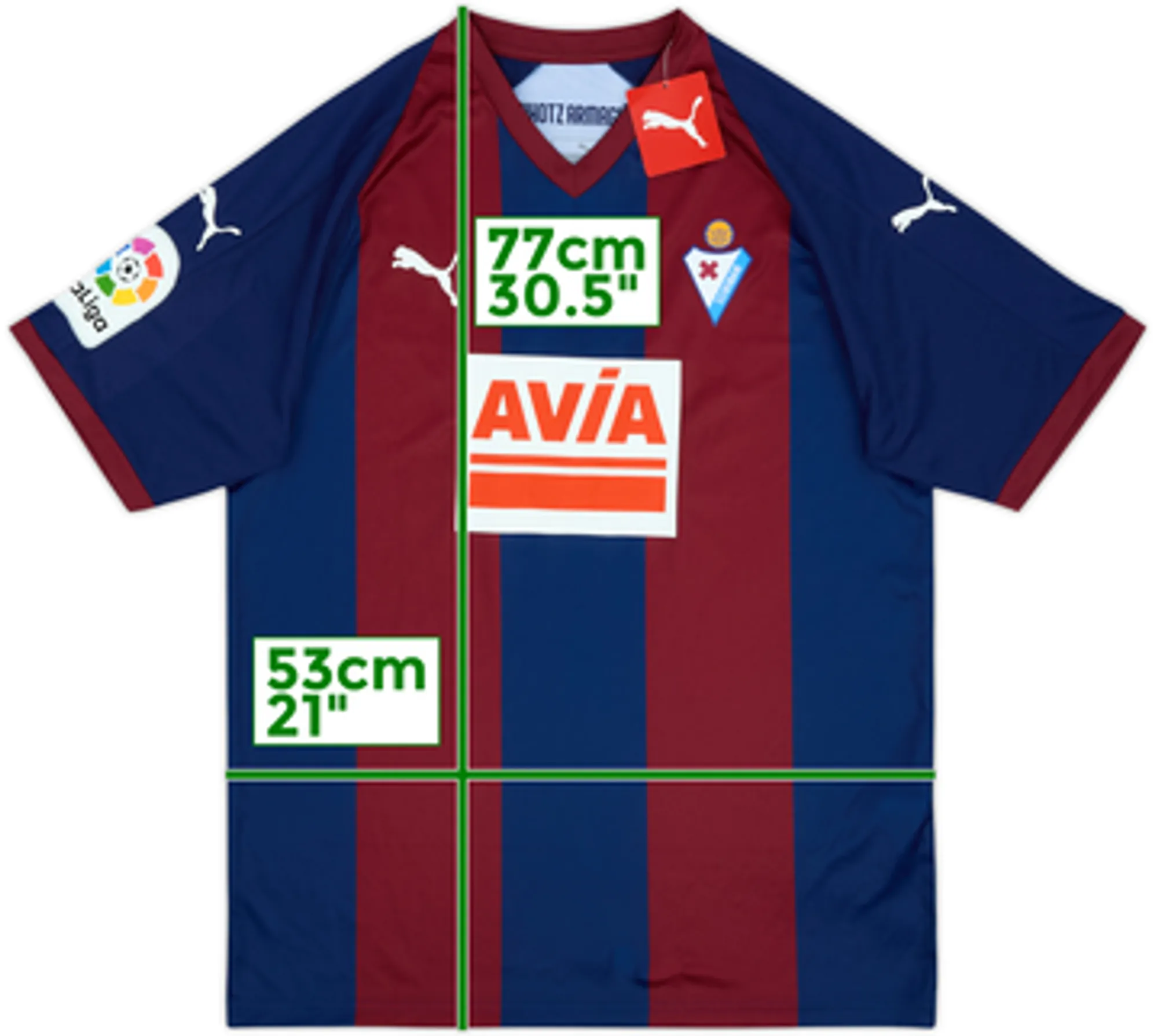 2018-19 Eibar Home Shirt (L)