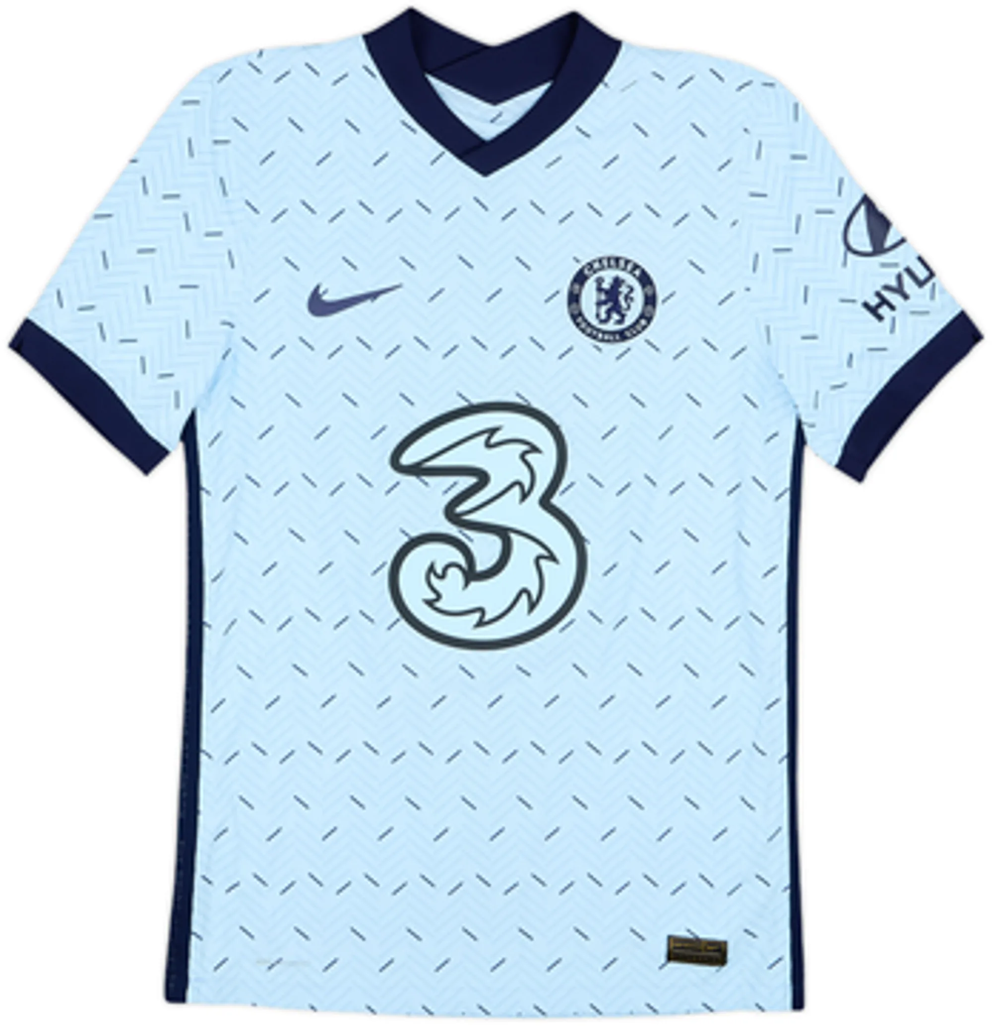 2020-21 Chelsea Authentic Away Shirt Mount #19 - 7/10 - (S)