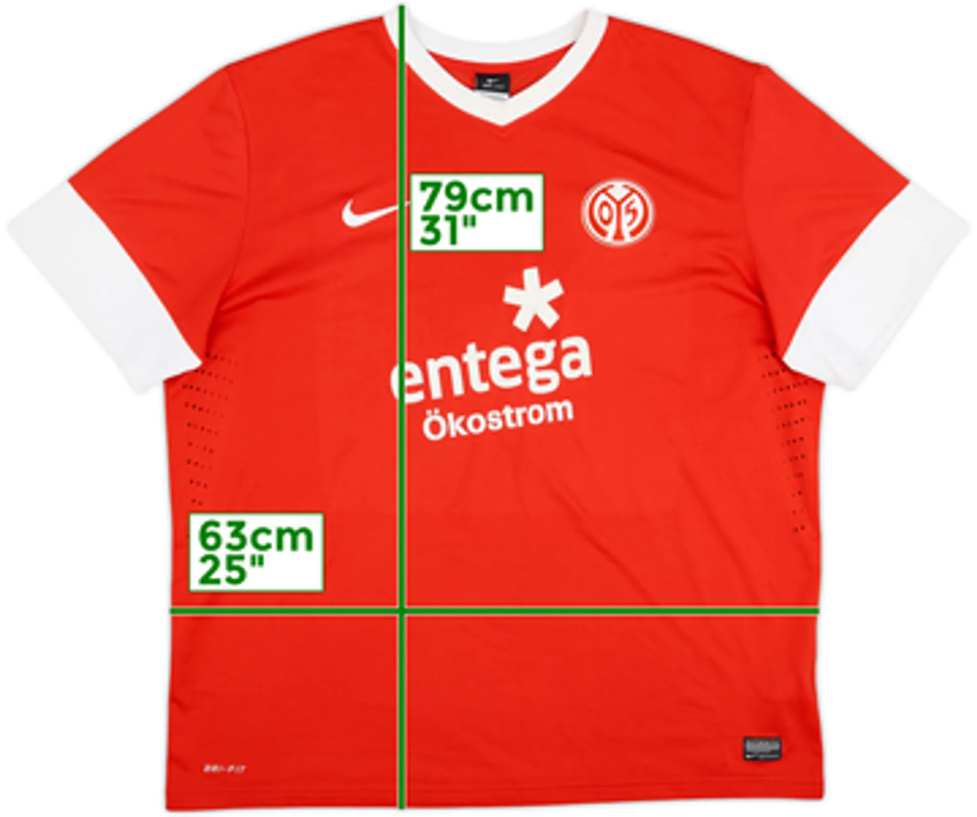 2012-13 FSV Mainz Home Shirt - 6/10 - (XXL)