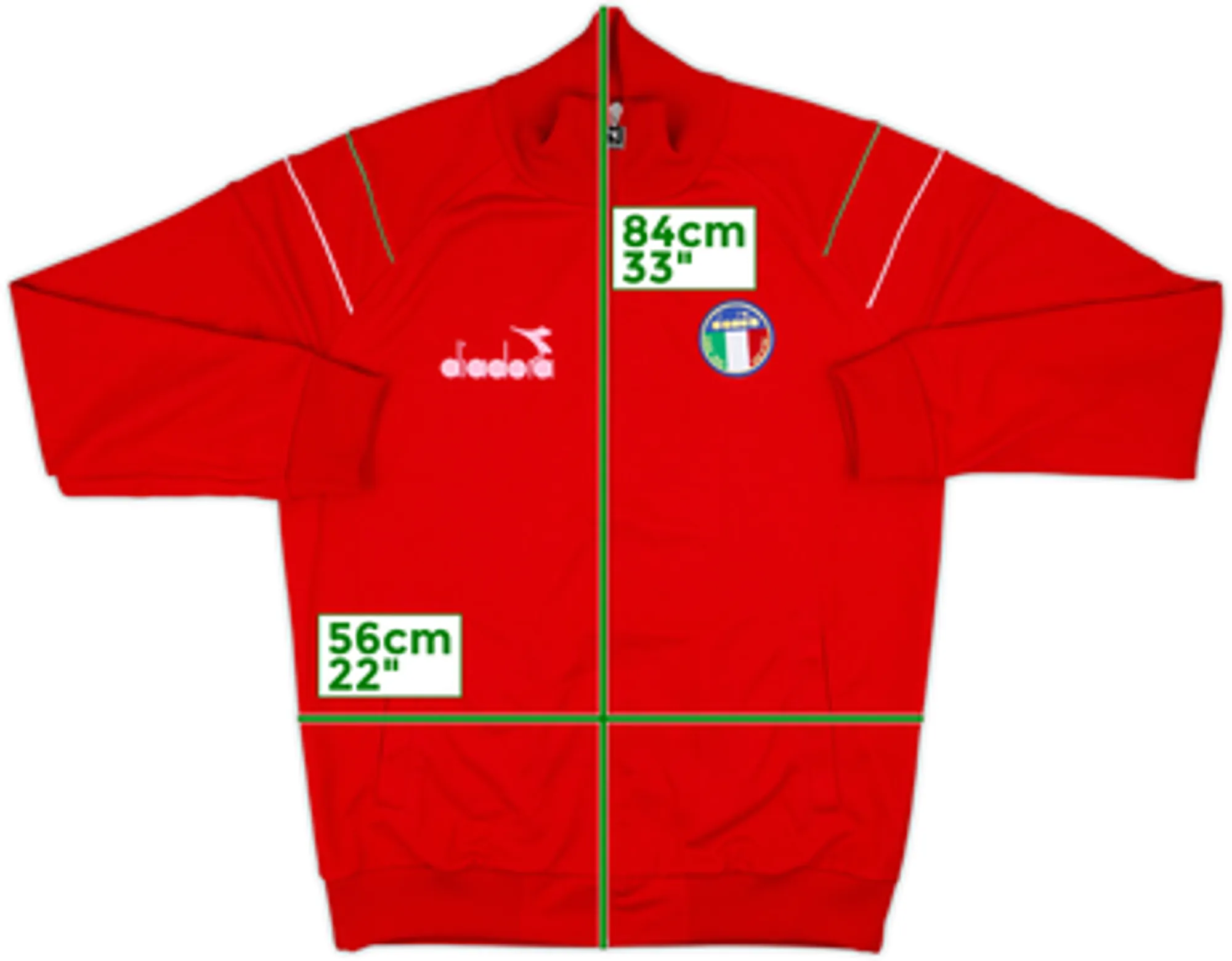 2010s Italy Diadora Retro 1986 Track Jacket - 10/10 - (XL)