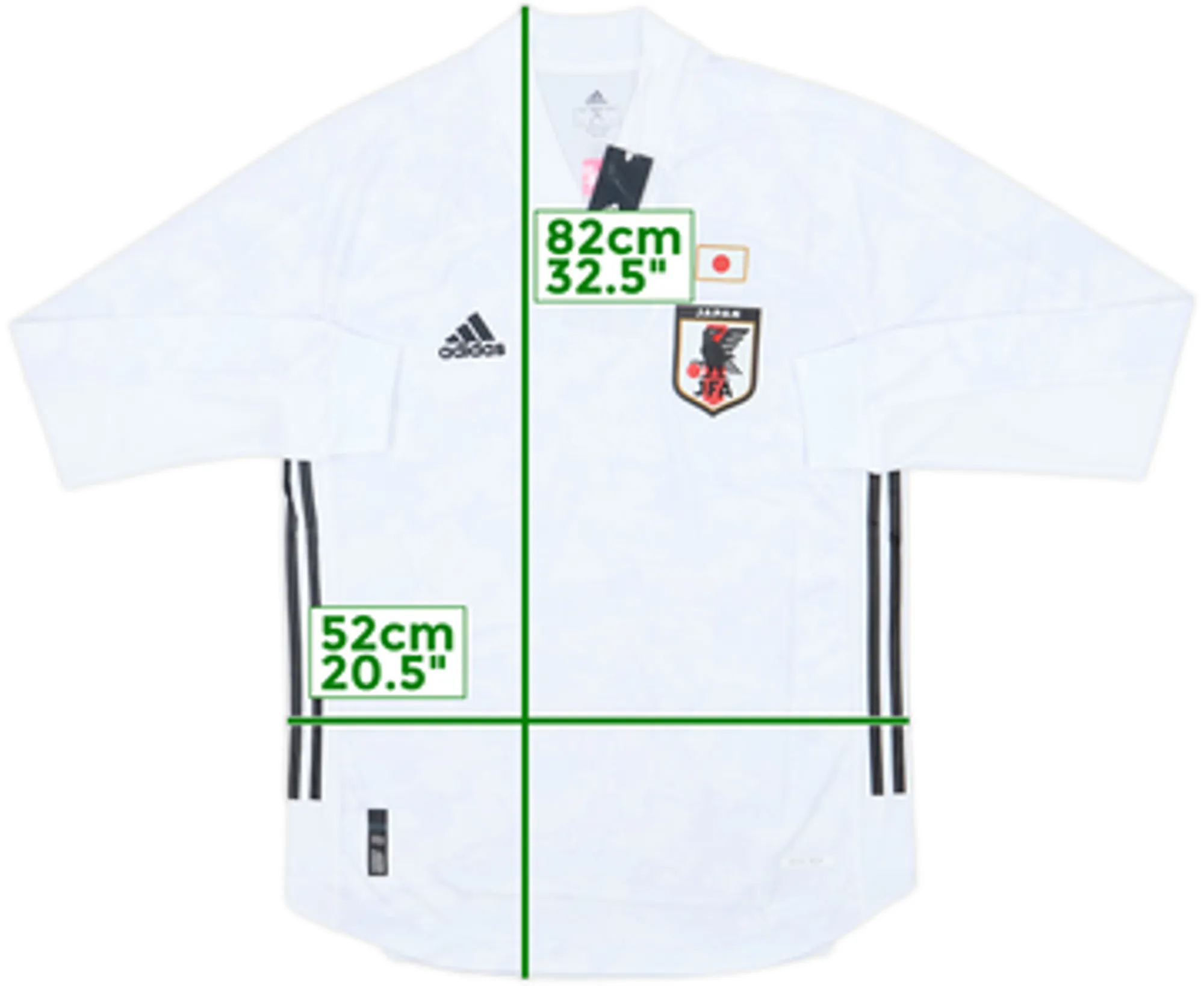 2020-21 Japan Authentic Away L/S Shirt (XL)