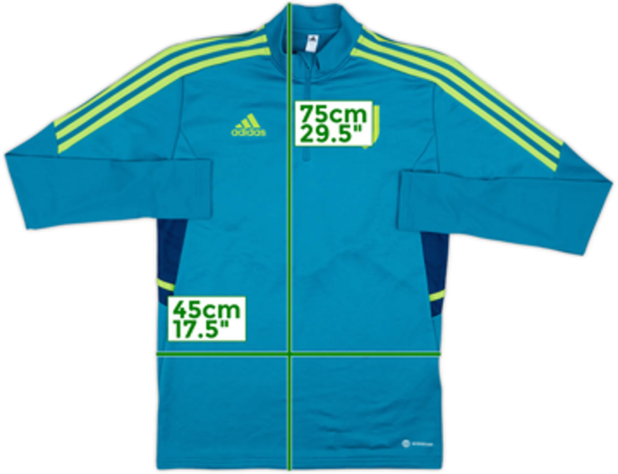 2022-23 Juventus adidas 1/4 Zip Drill Top - 7/10 - (S)