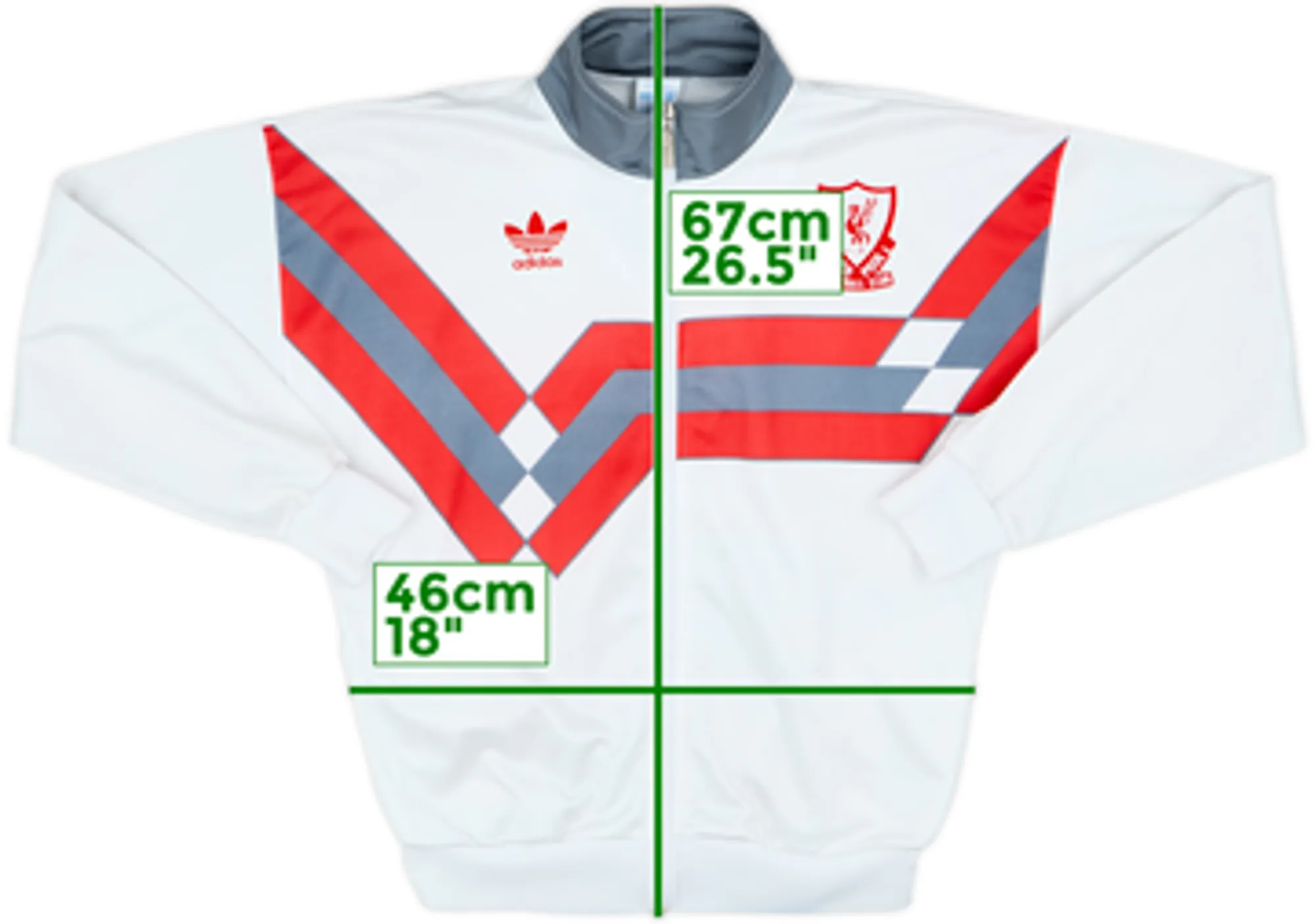 1989-90 Liverpool adidas Track Jacket - 7/10 - (S)