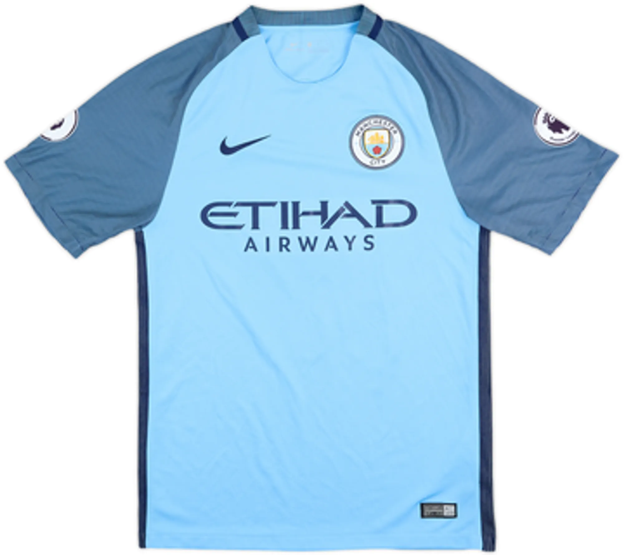2016-17 Manchester City Home Shirt J.Navas #15 - 5/10 - (S)