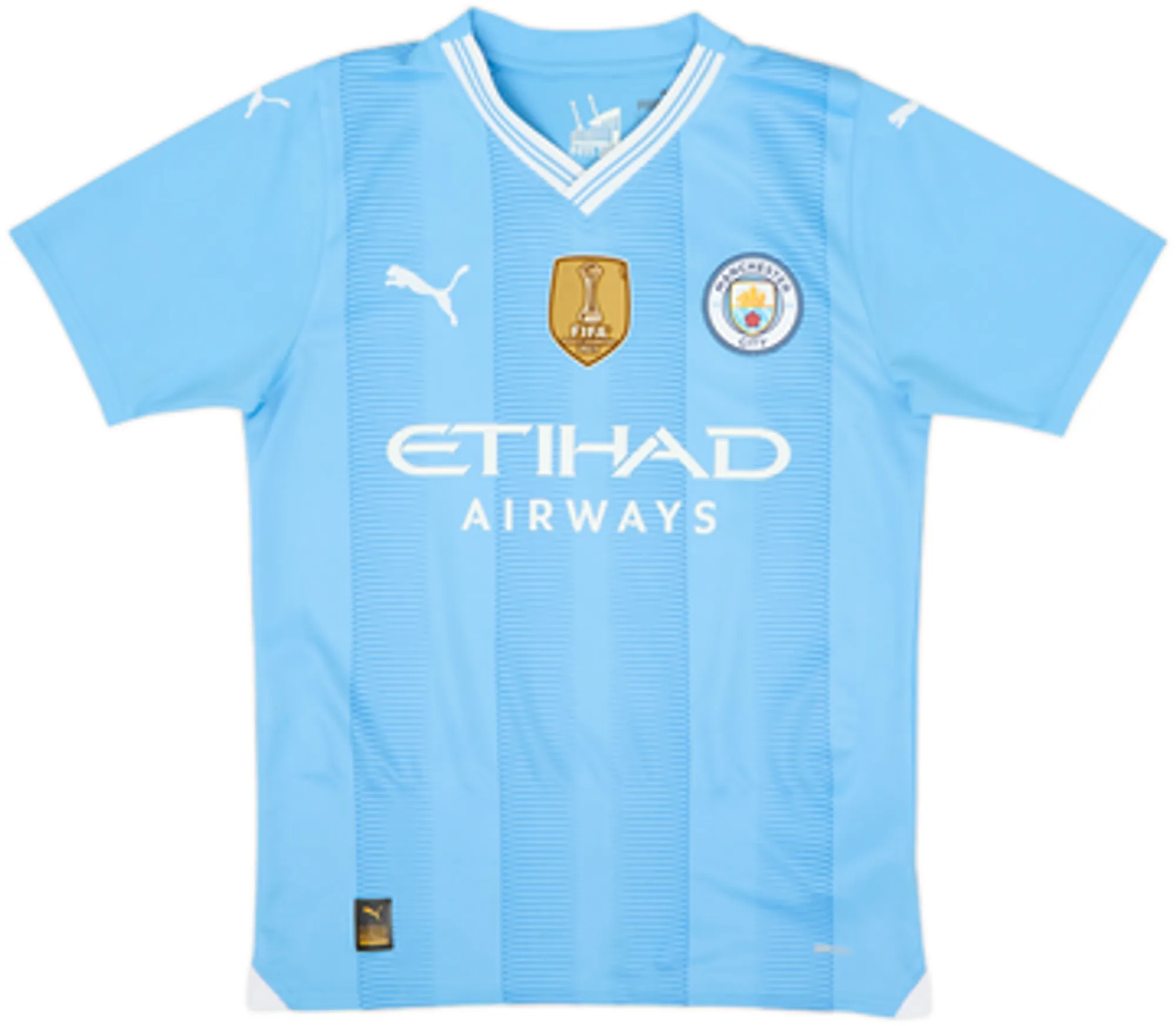 2023-24 Manchester City Home Shirt Haaland #9 - 6/10 - (S)