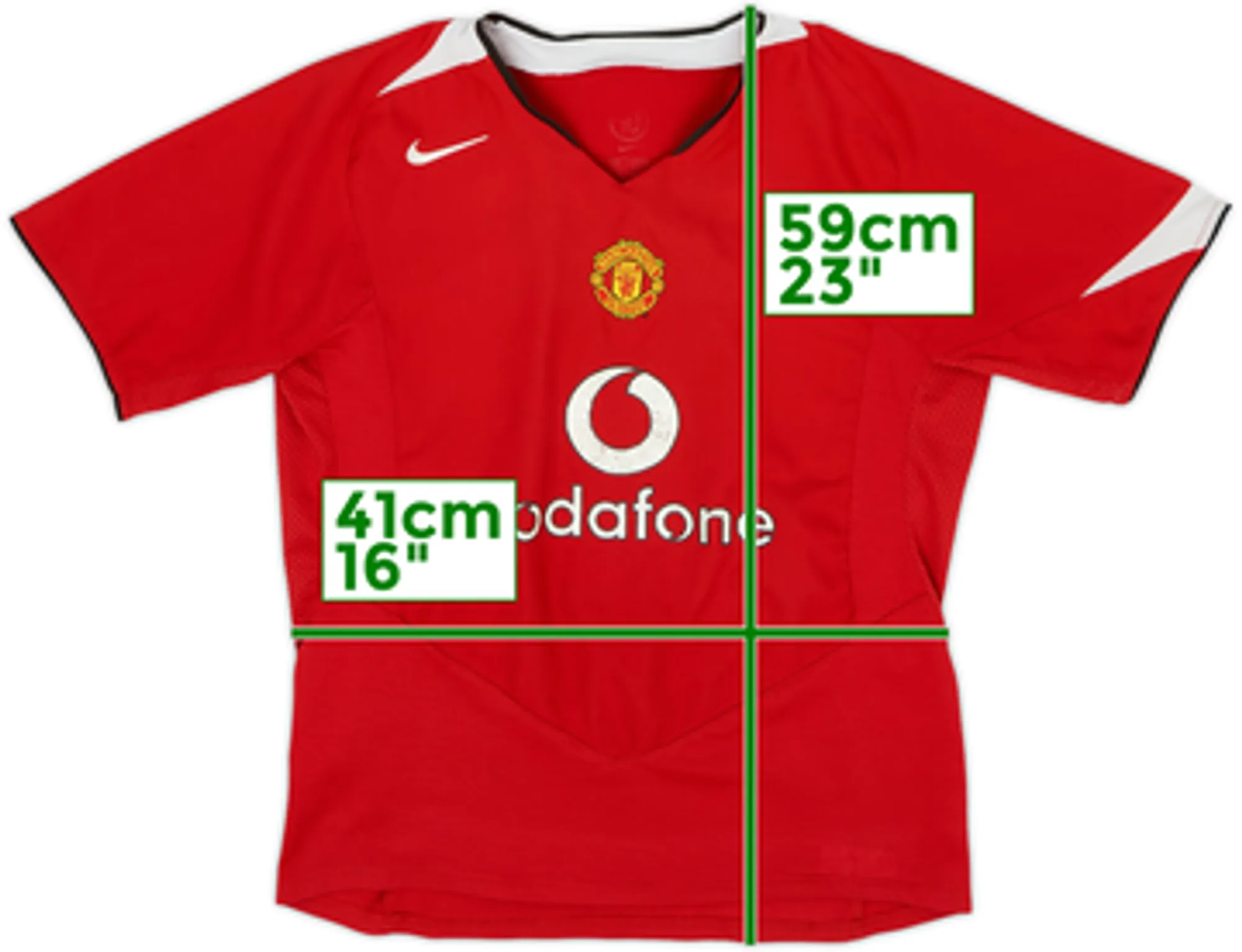 2004-06 Manchester United Home Shirt - 5/10 - (Women's L)