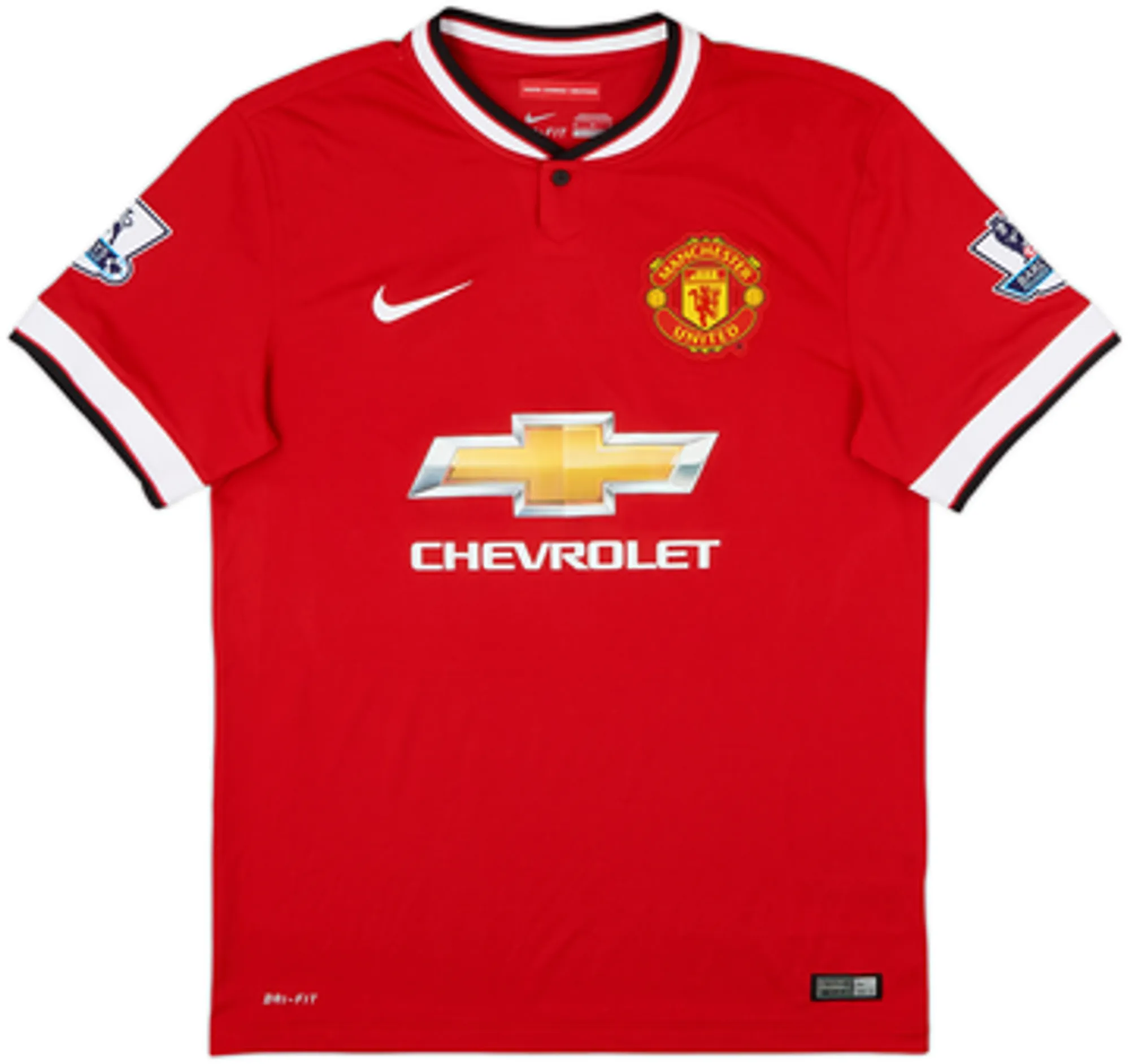 2014-15 Manchester United Home Shirt Shaw #3 - 8/10 - (M)