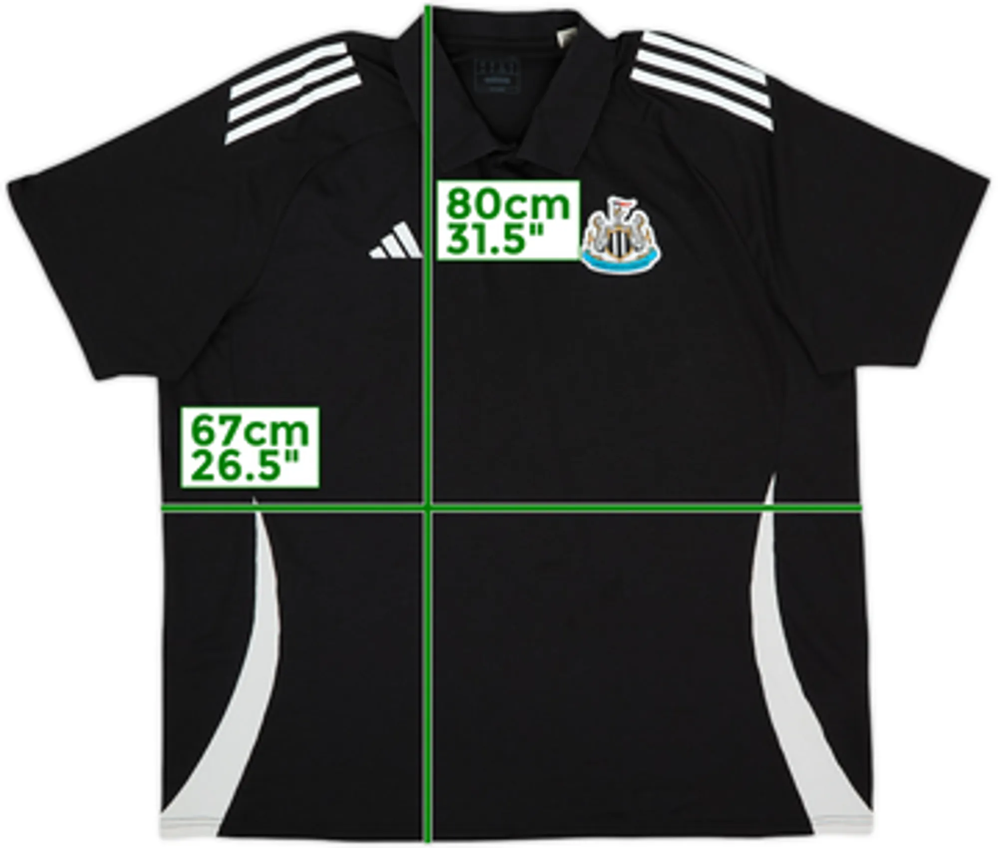 2024-25 Newcastle adidas Polo Shirt - 8/10 - (XXL)