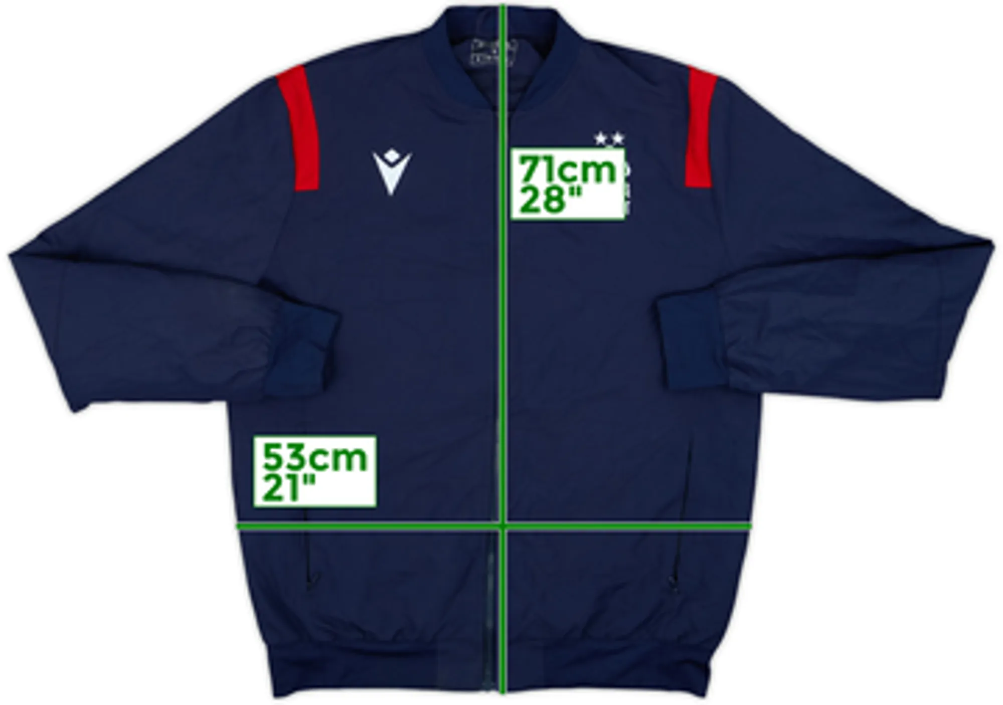 2021-22 Nottingham Forest Macron 1/4 Zip Drill Top - 8/10 - (L)