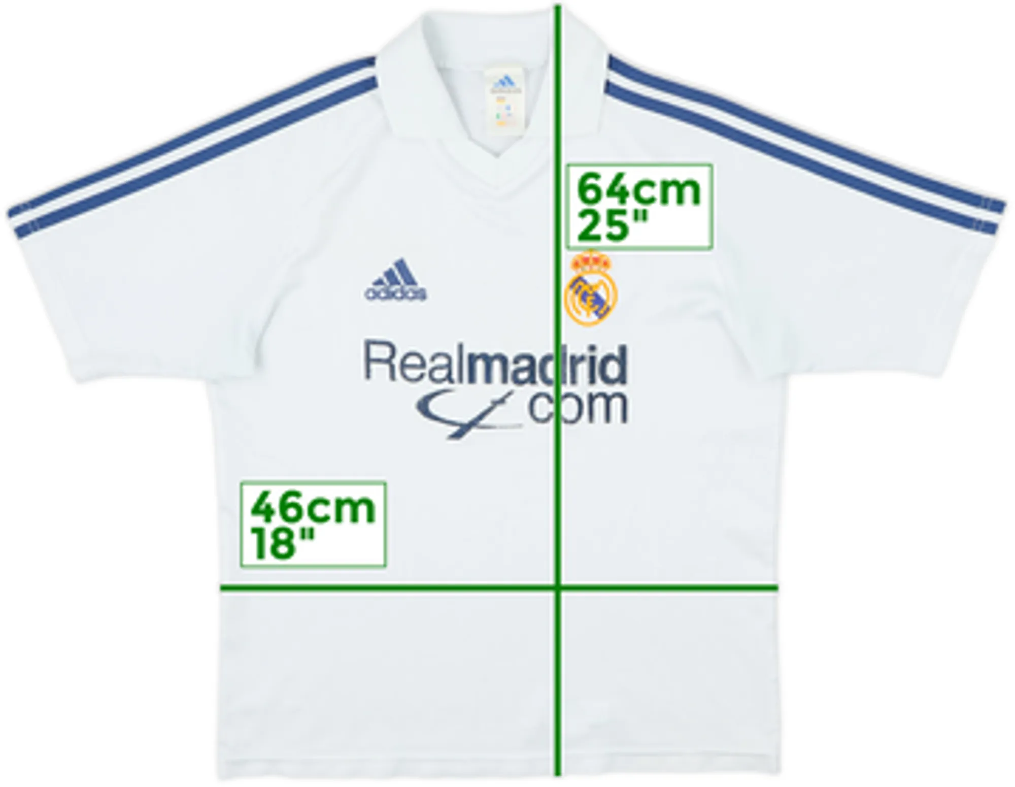 2001 Real Madrid Home Shirt - 6/10 - (Y)